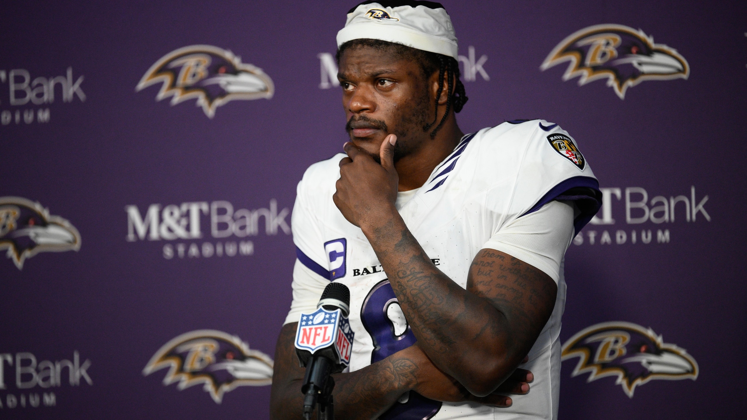 Saints Ravens Football