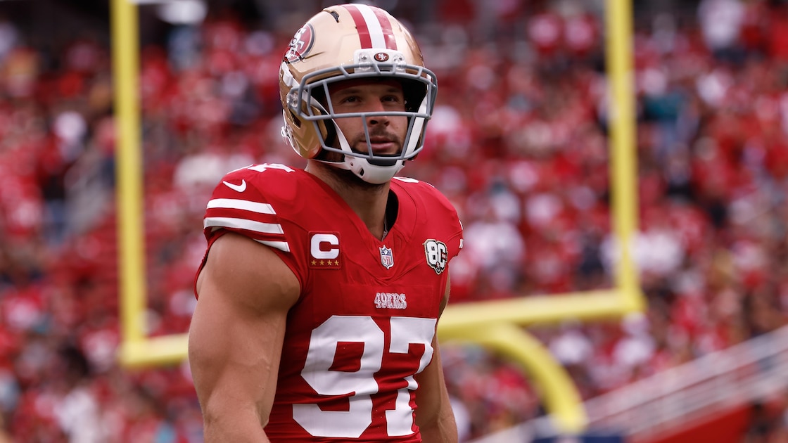 Nick Bosa Expected to Miss Multiple Weeks With Calf Injury