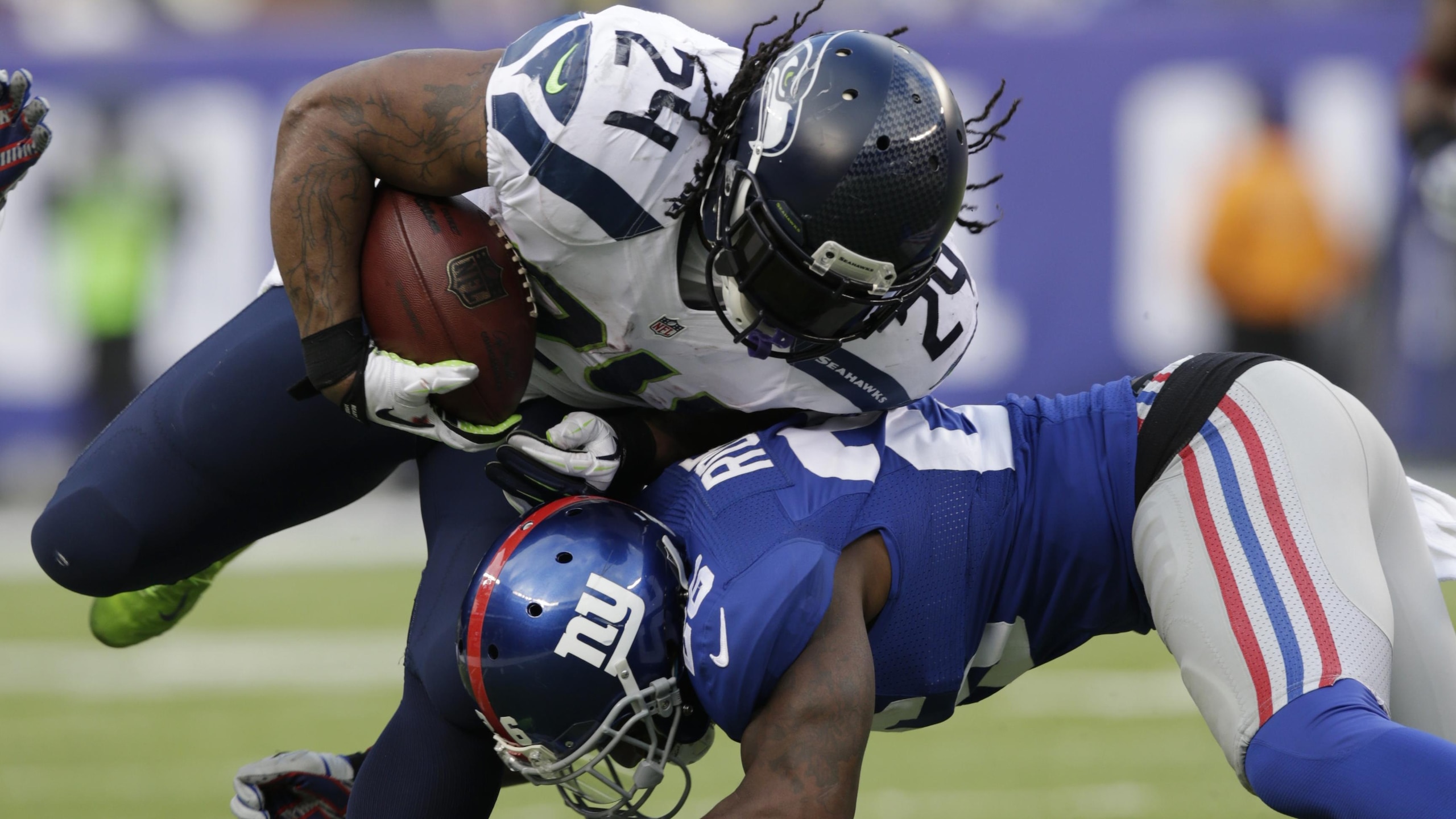 Seahawks Giants Football