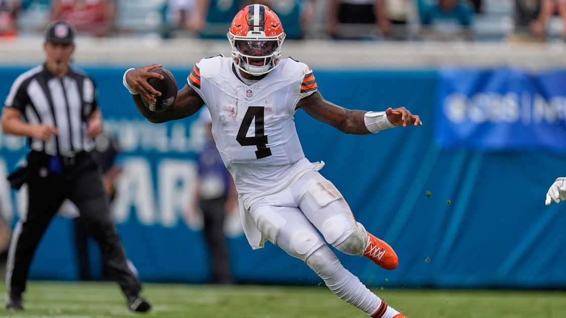 Deshaun Watson Reacts to Struggles in 1st Start Since 2024 as Browns Lose to Jaguars