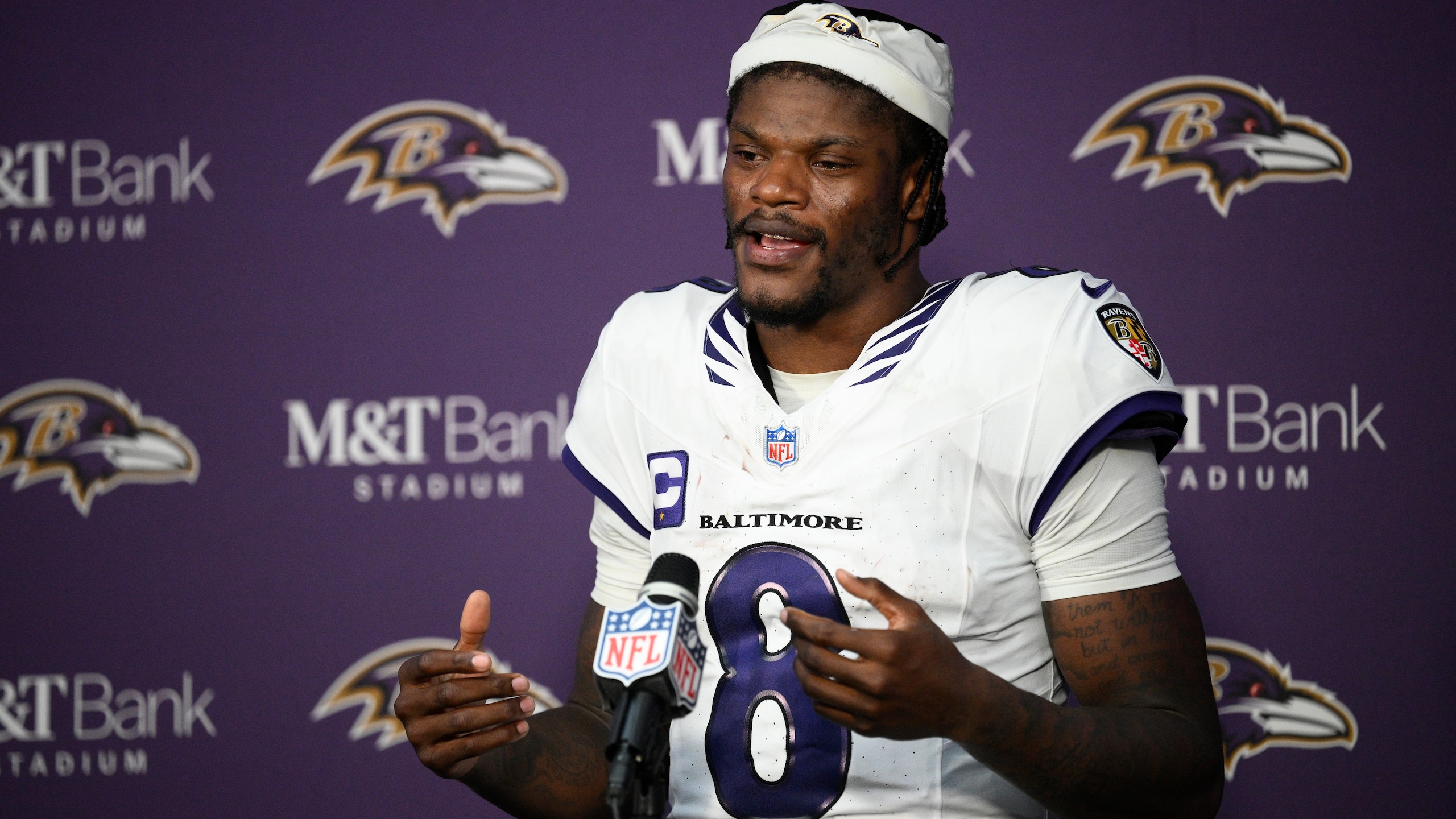 Saints Ravens Football