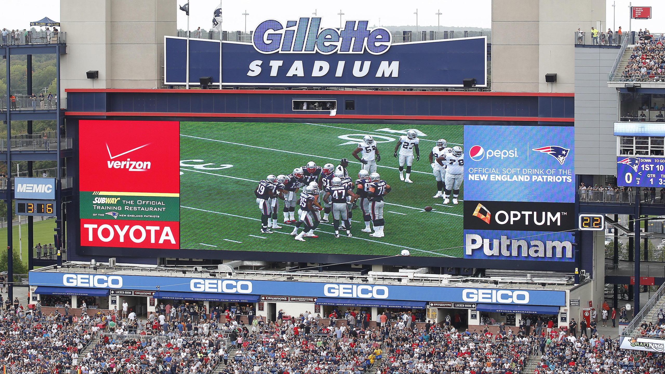 NFL Changes Video Board Rules
