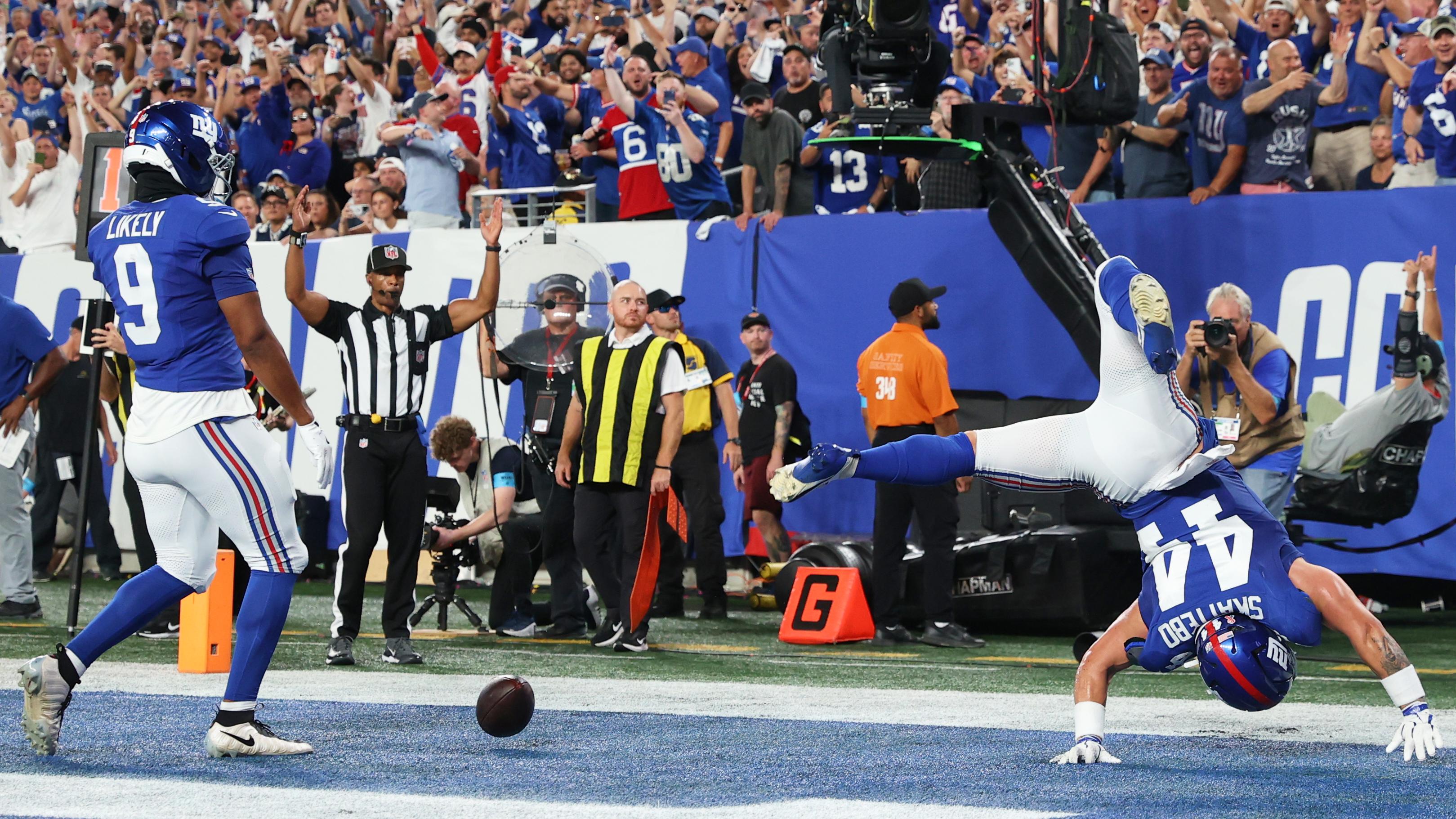 Cam Skattebo Reacts to Backflip, 'Going to Continue to Kick Ass' After Giants' Win vs. Cowboys