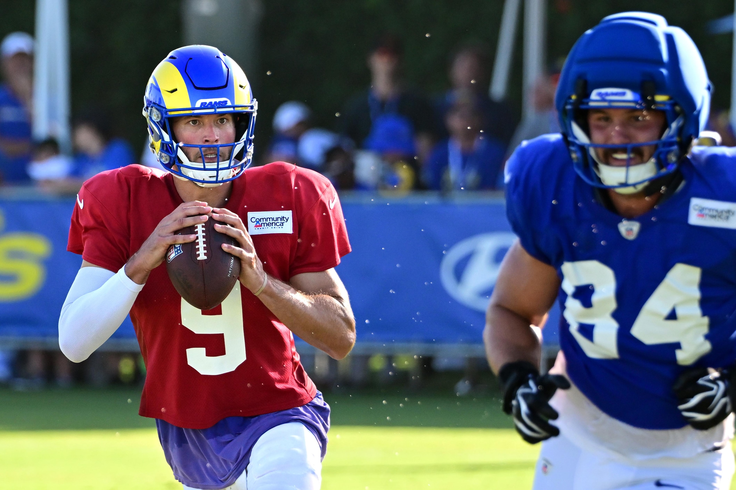 Rams Camp Football
