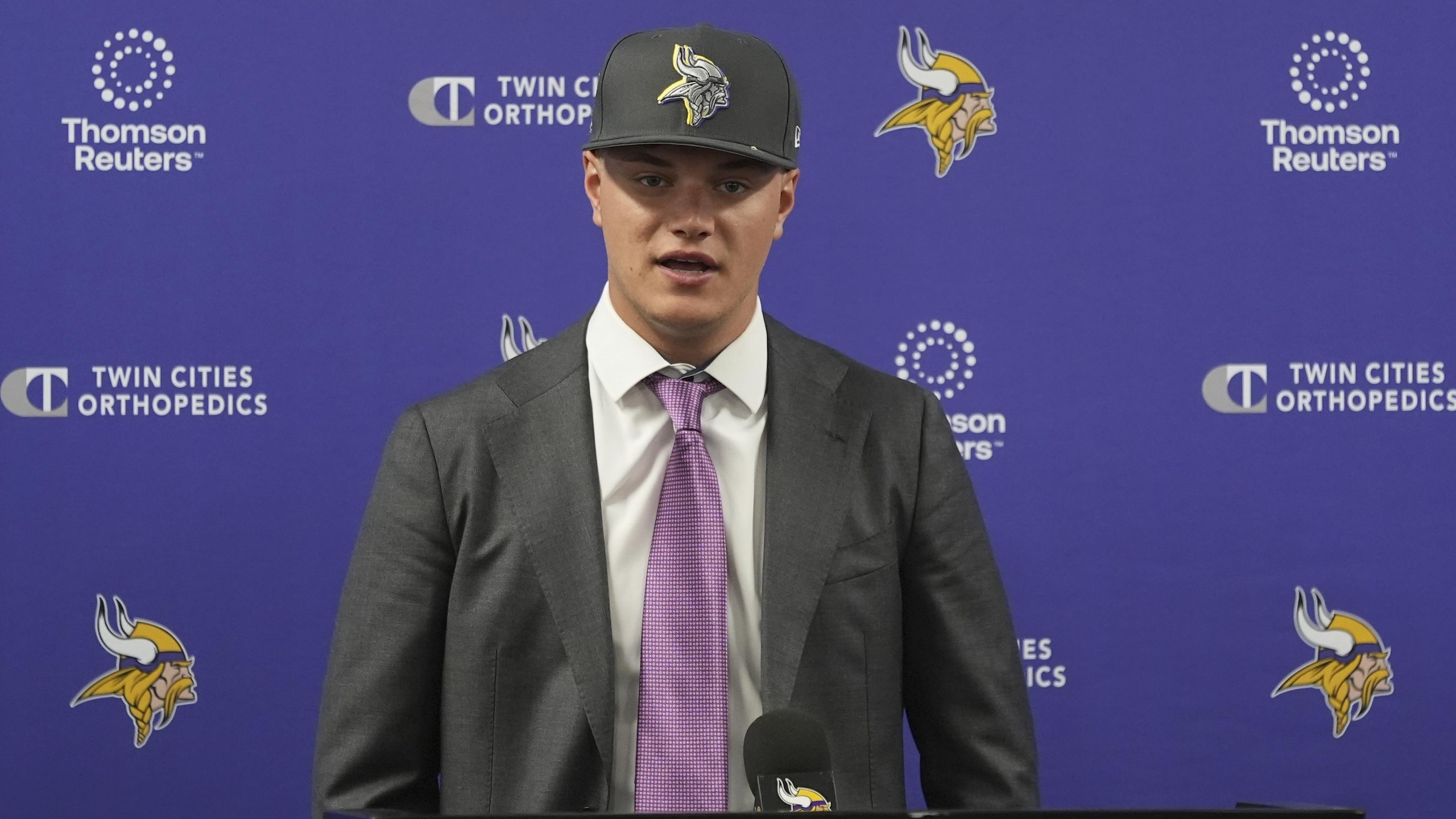 Vikings NFL Draft Football