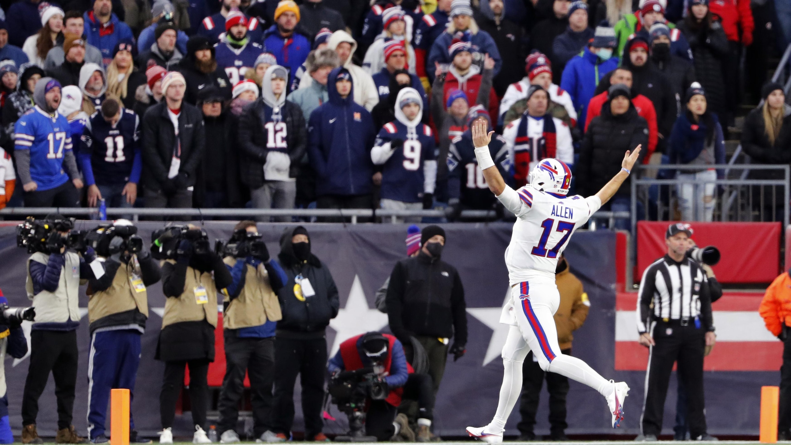 Patriots Bills Rivalry Renews Football