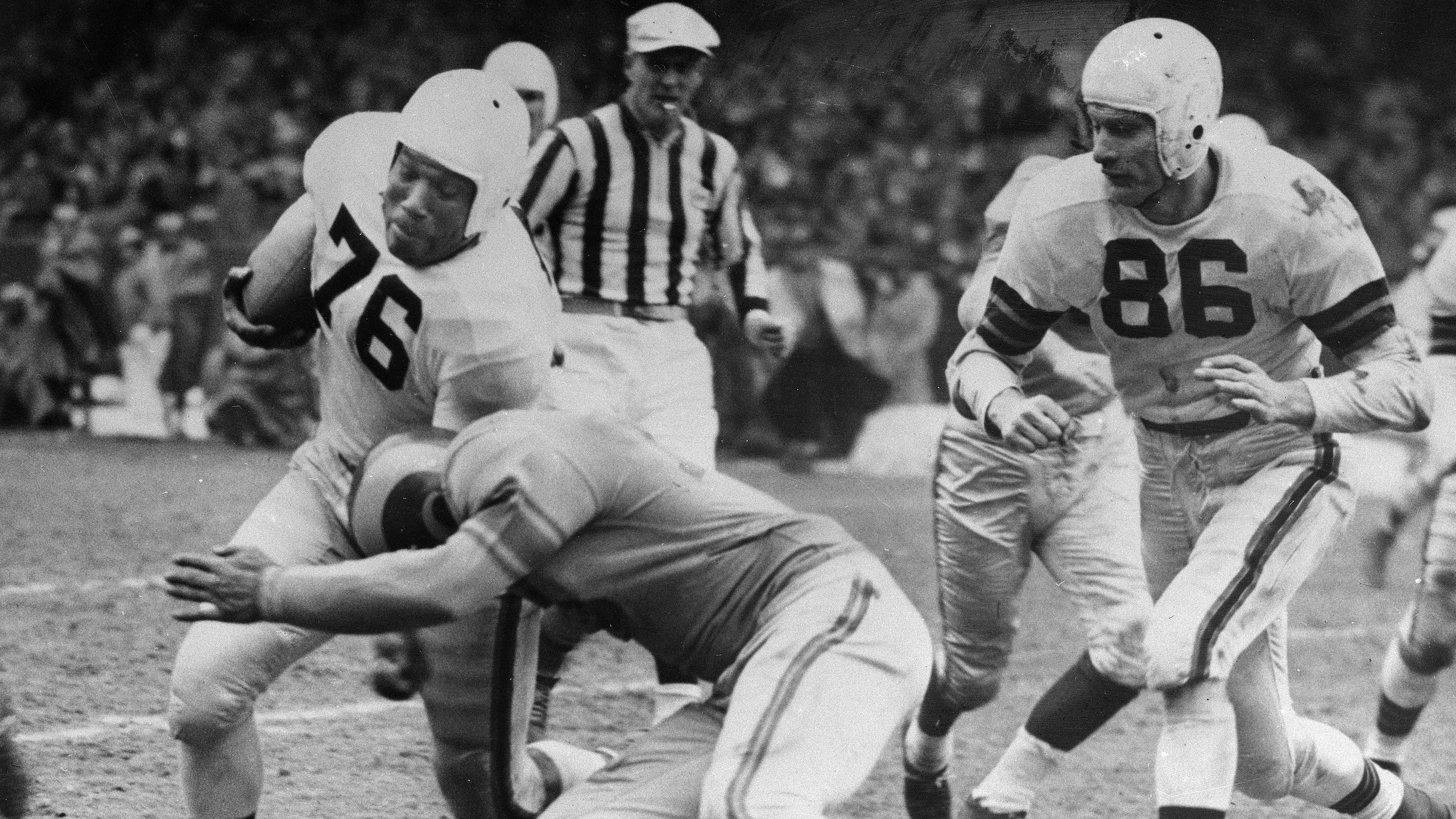 BROWNS RAMS 1950