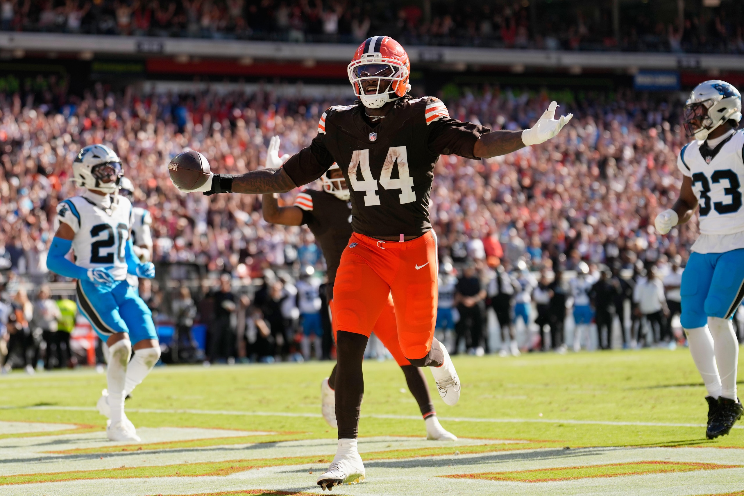 APTOPIX Panthers Browns Football