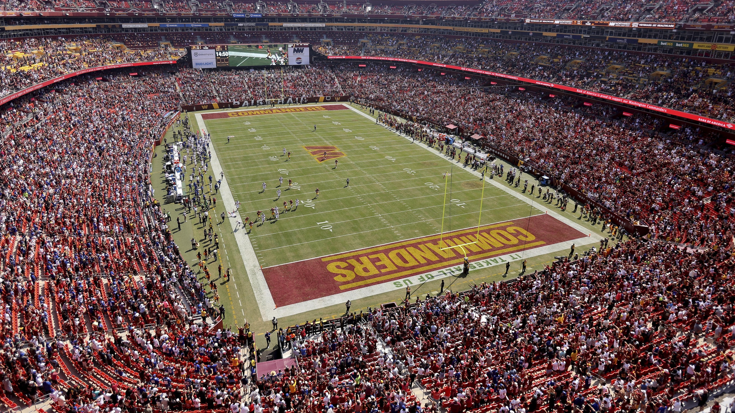 Giants Commanders Football