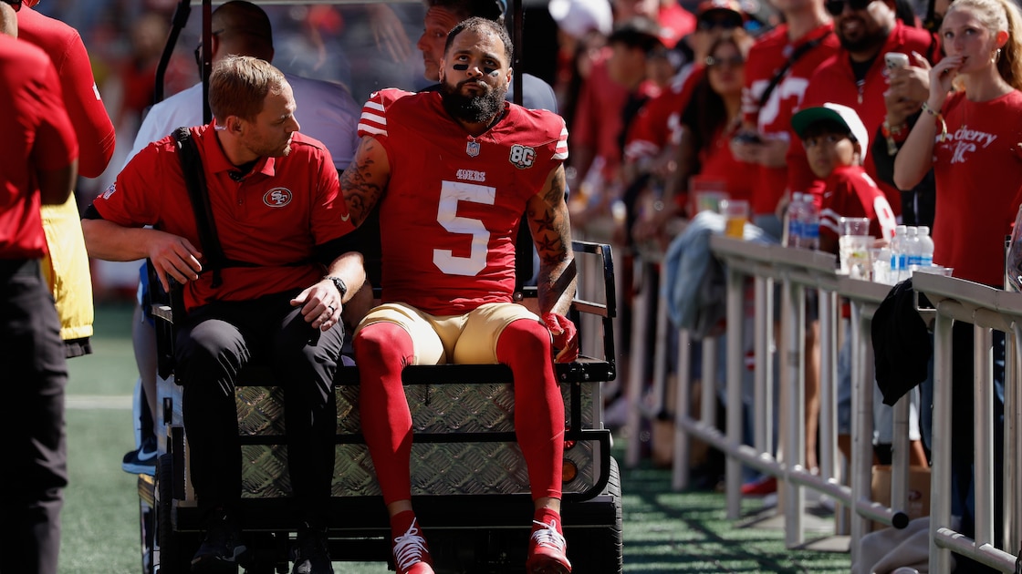 Mike Evans Injury, Latest Updates on 49ers WR's Timeline to Return After Being Carted Off