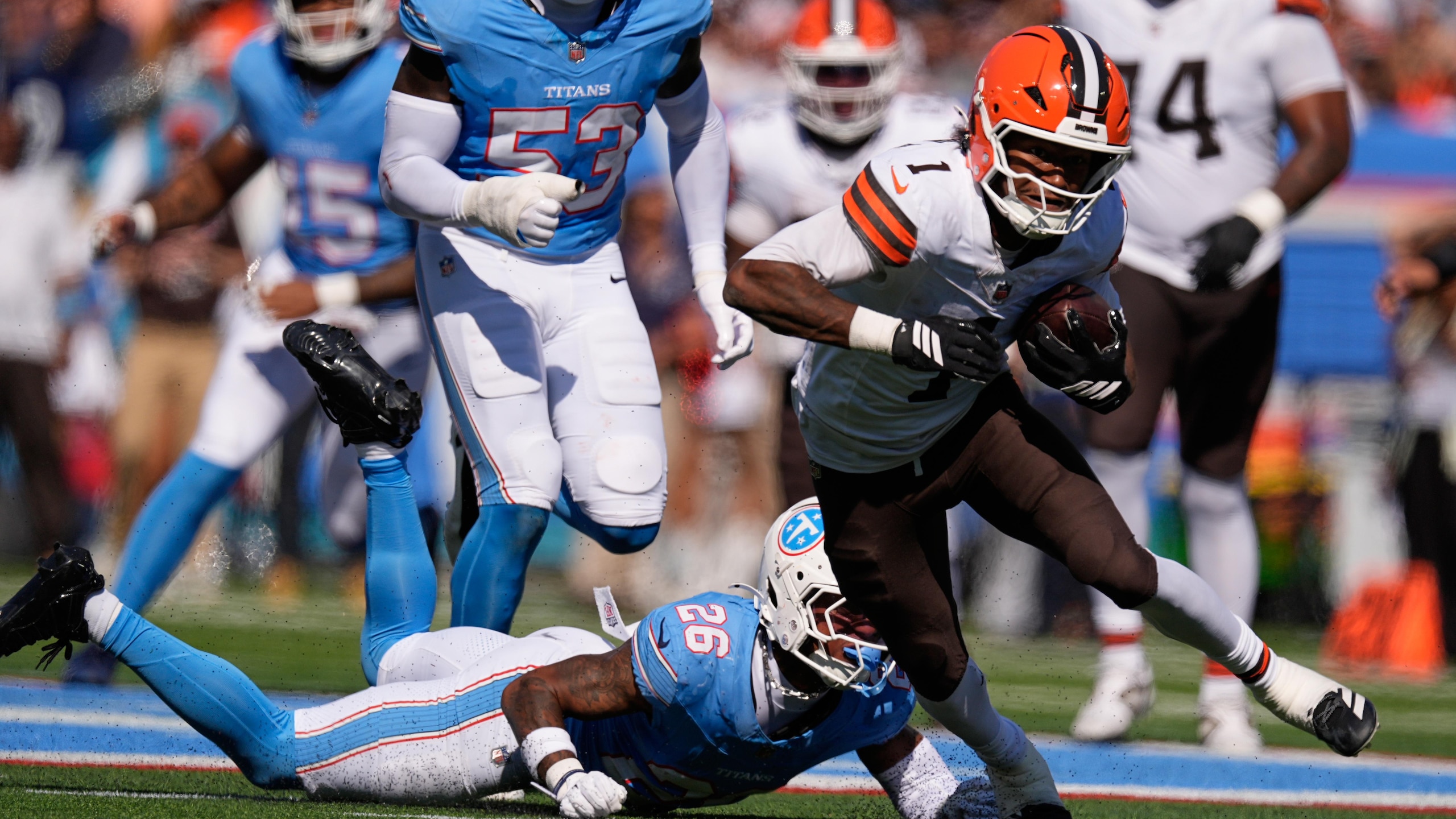 Browns Titans Football
