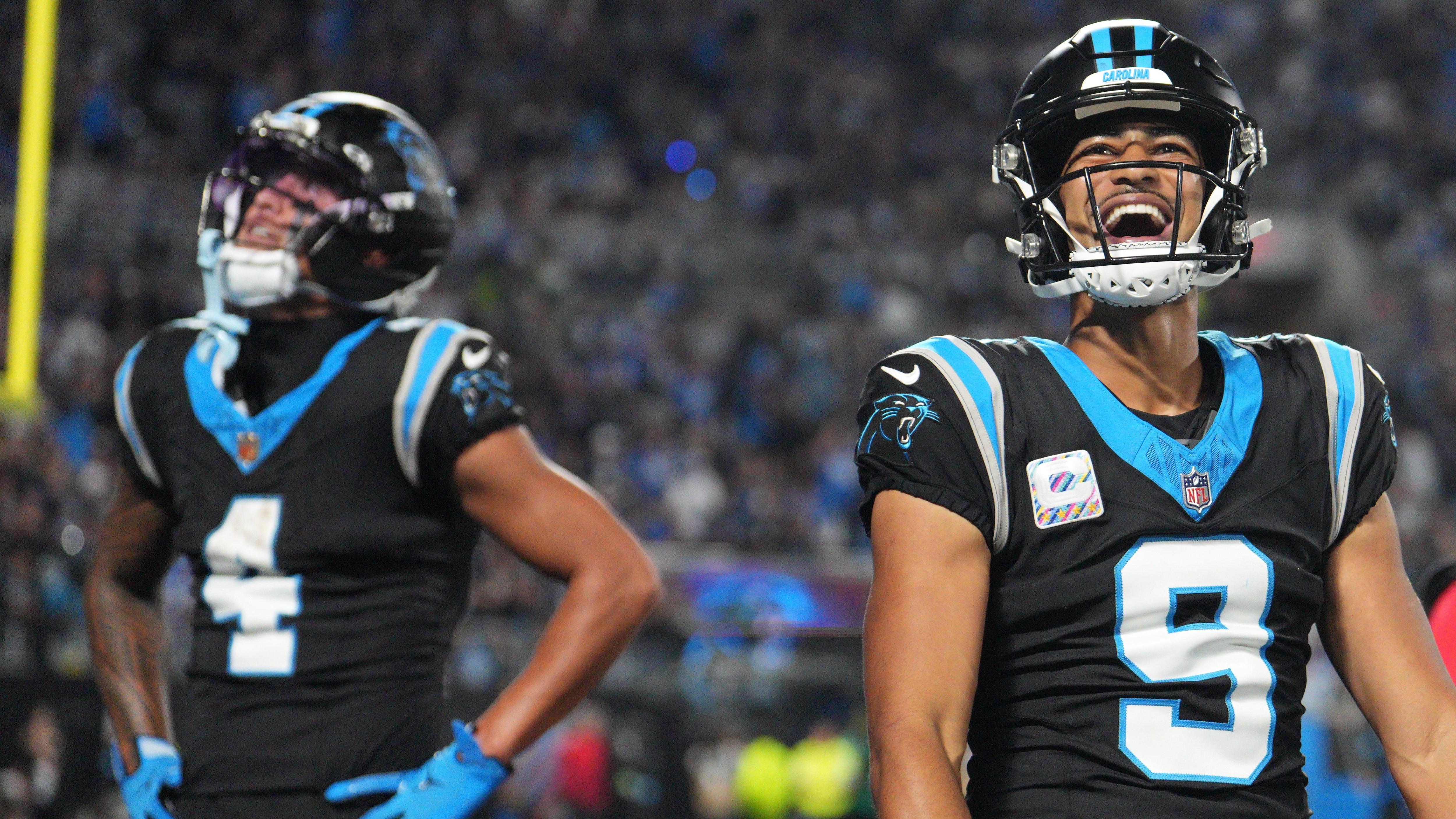 'Special' Tetairoa McMillan Hyped by Bryce Young, Panthers After Career Night in Win vs. Lions