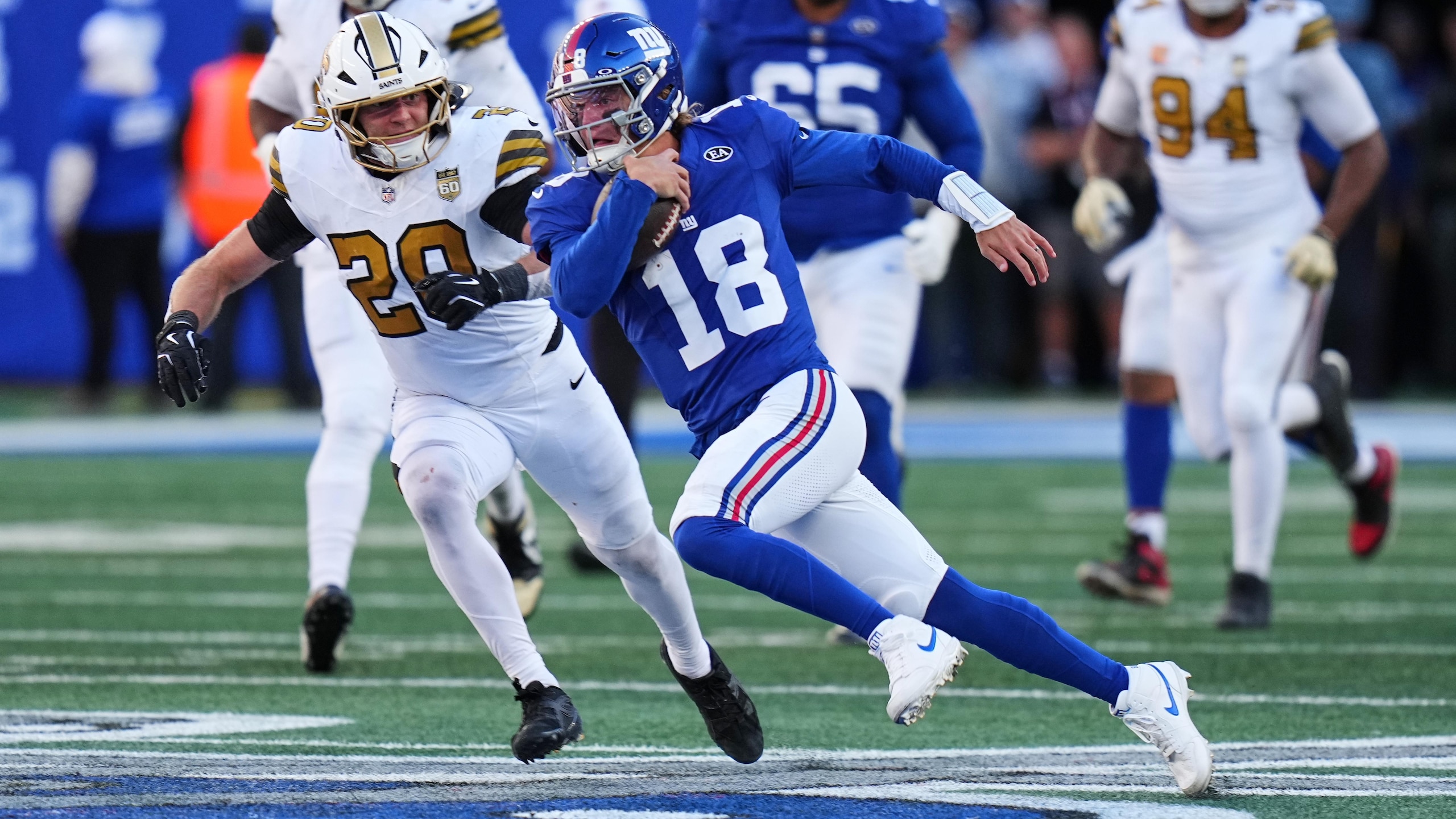 Saints Giants Football