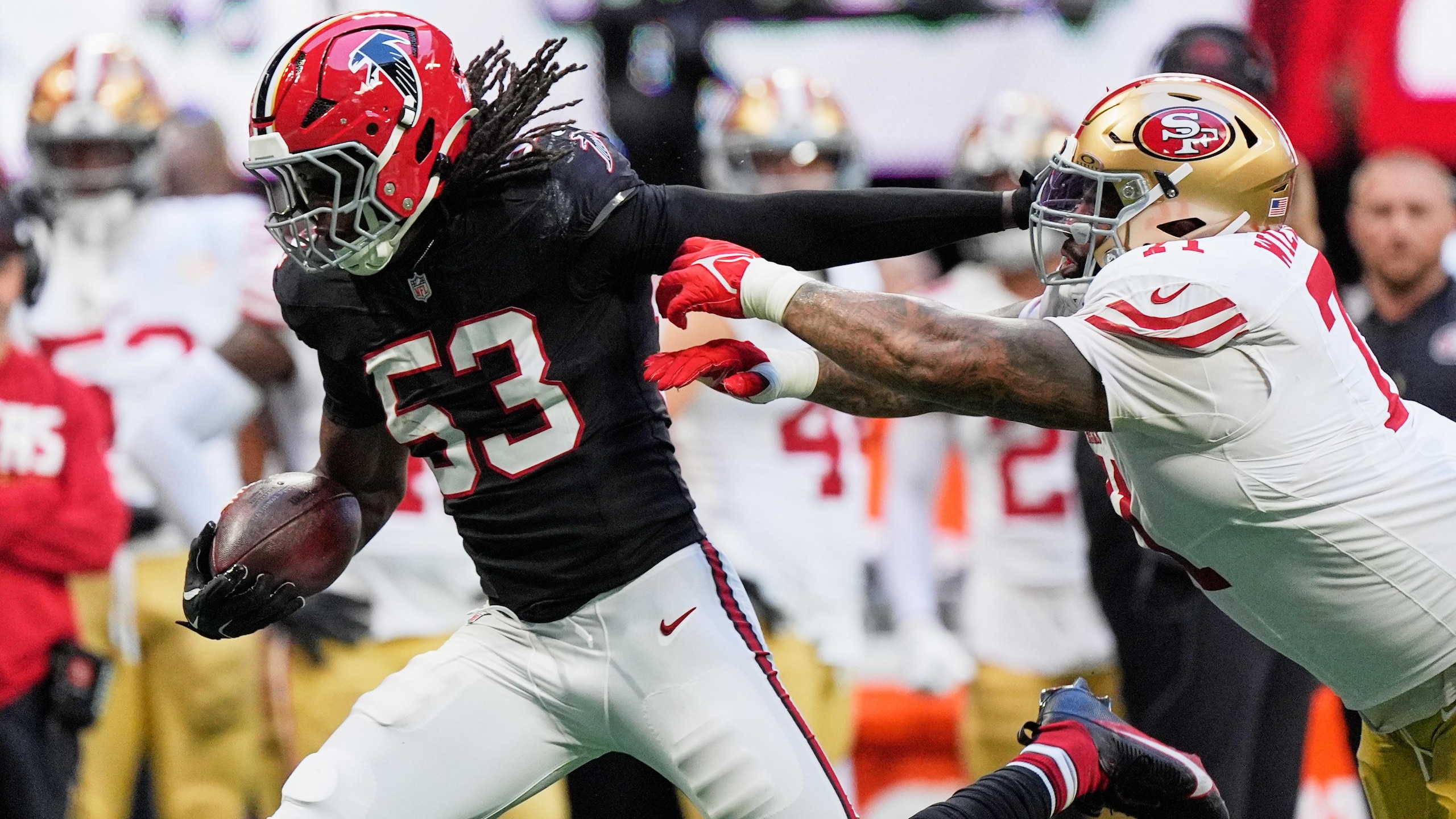 49ers Falcons Football