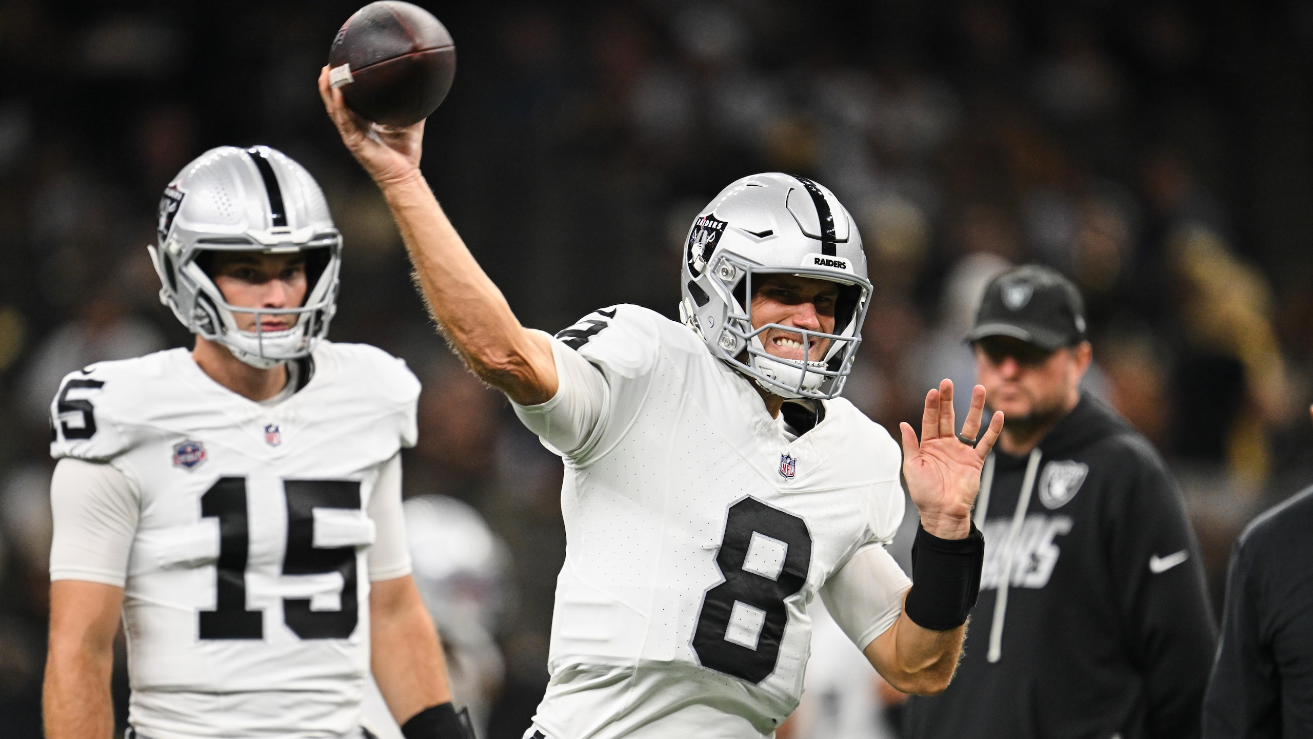 Raiders Saints Football