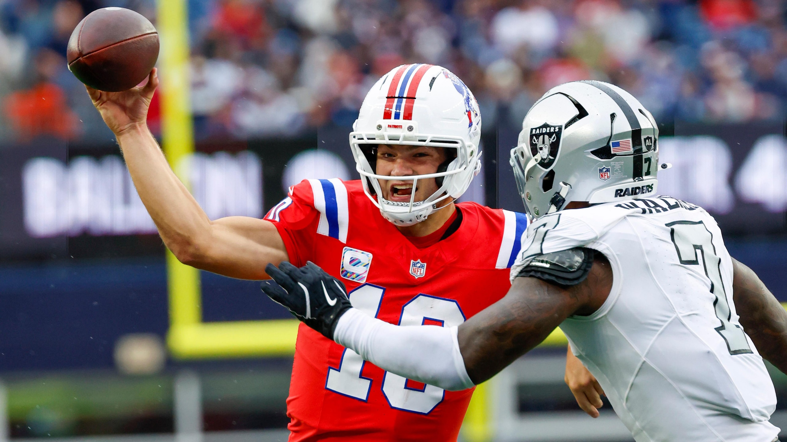 Raiders Patriots Football