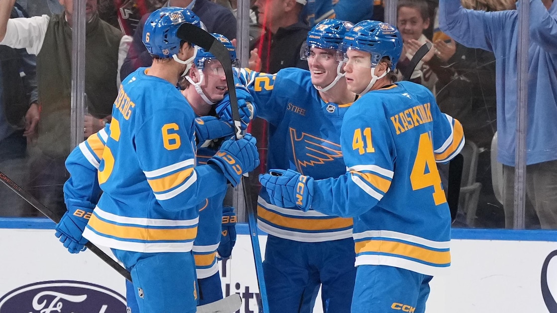 St. Louis Blues Condemn What They Called an Antisemitic Protest at an NHL Game Against Vegas