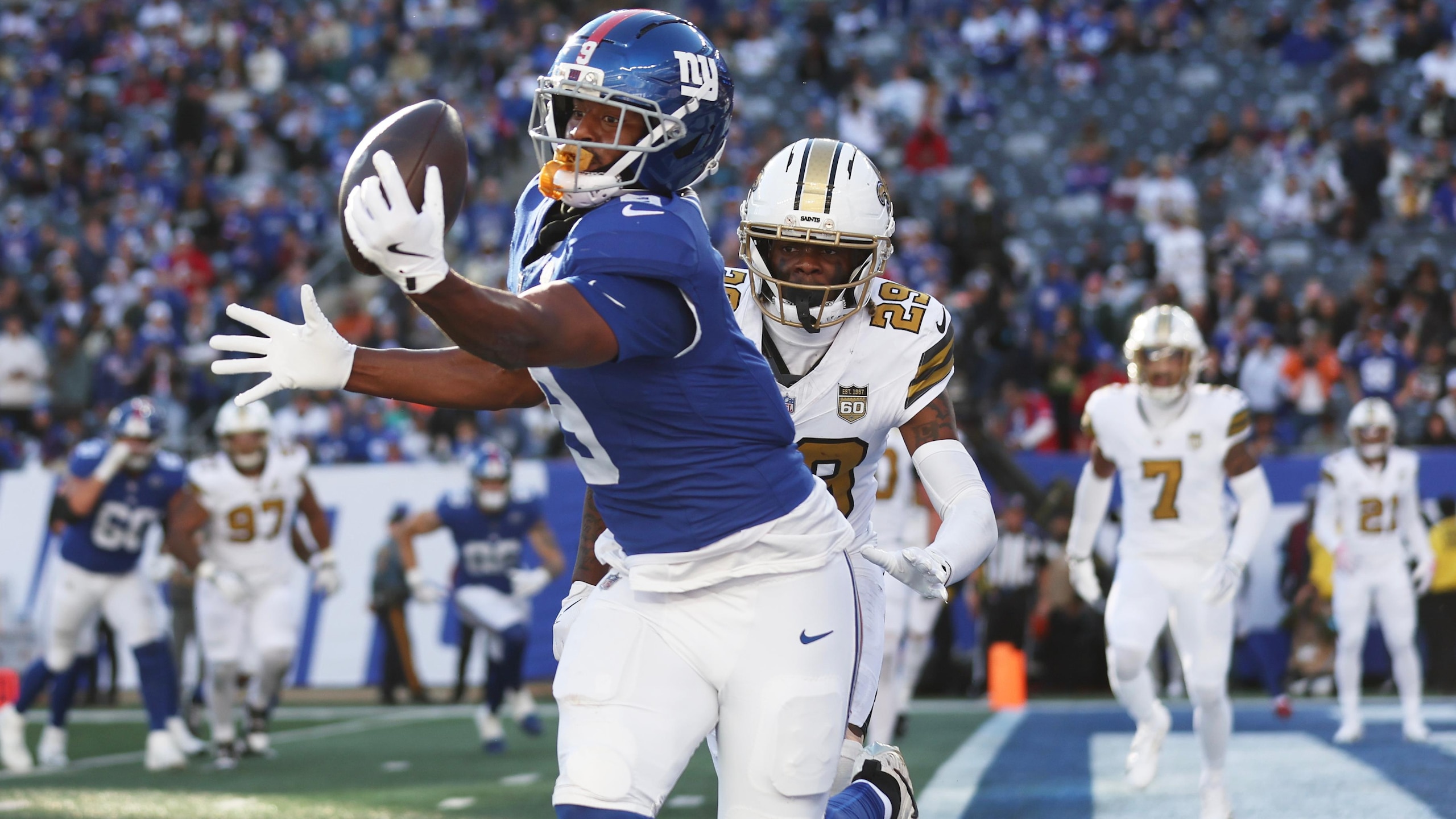 Saints Giants Football