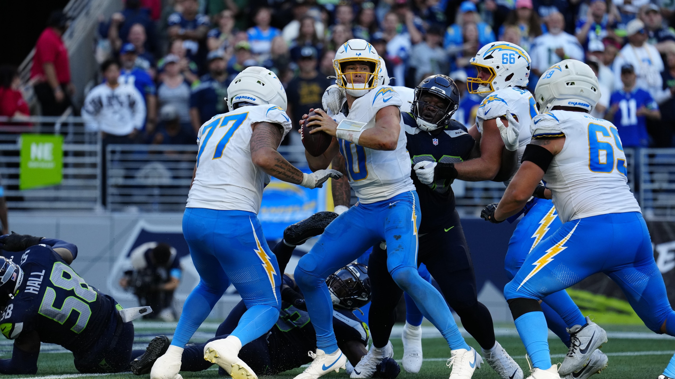 Chargers Seahawks Football