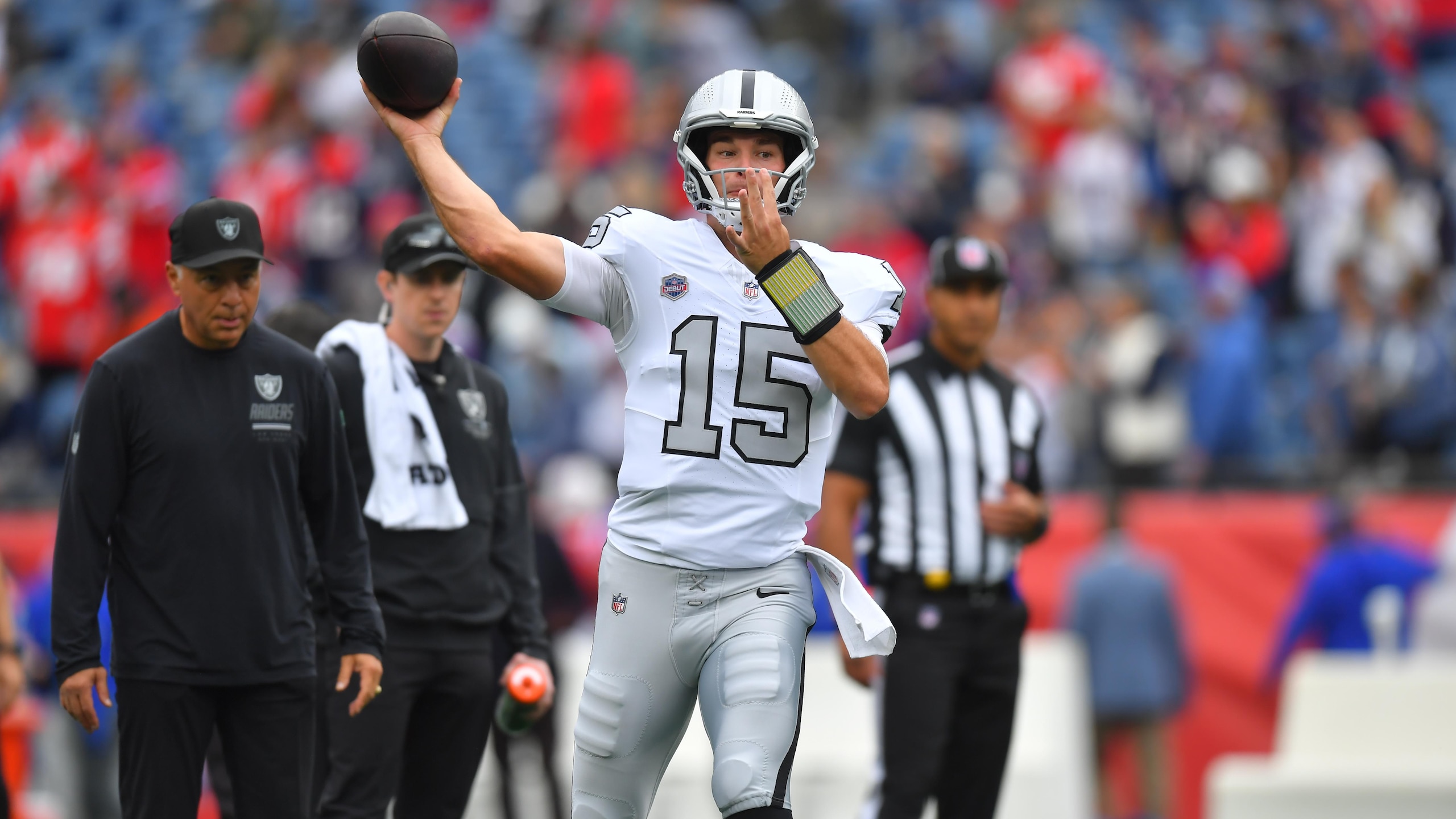 Raiders Patriots Football