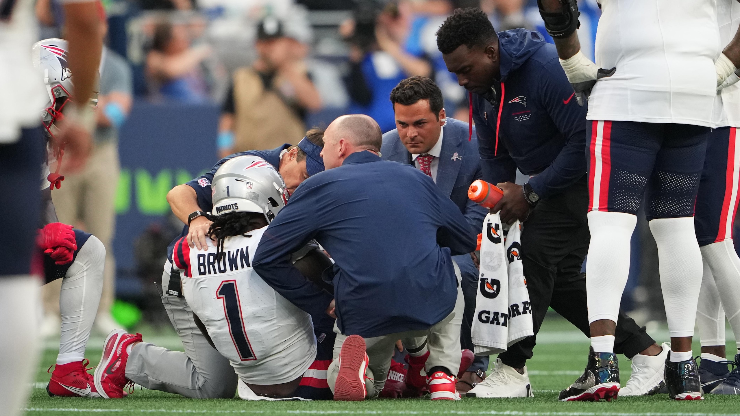 Patriots Brown Football