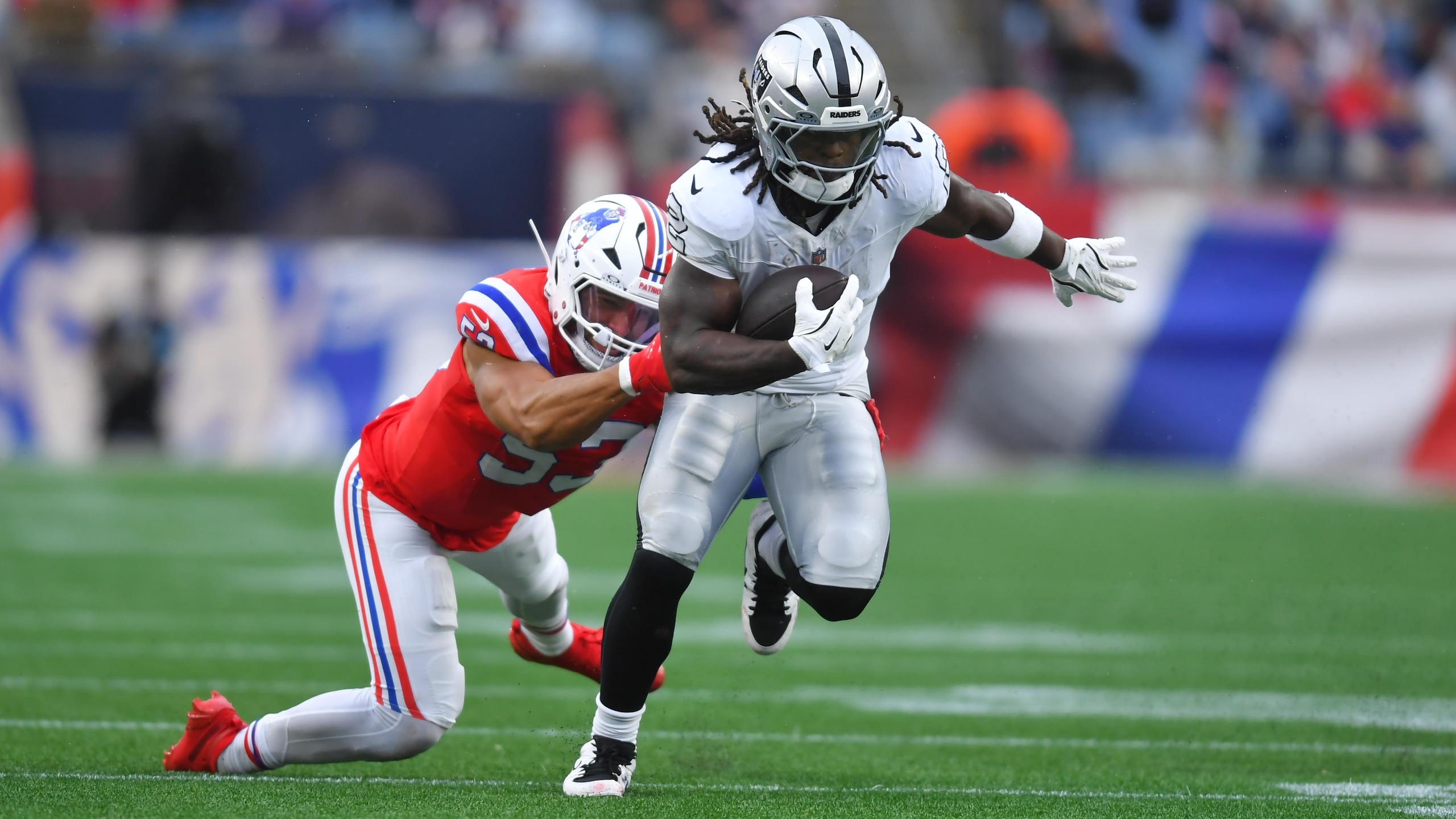 Raiders Patriots Football