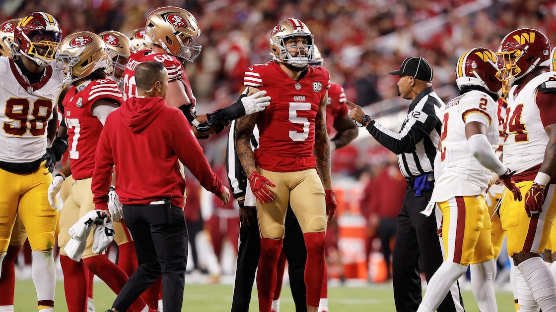 Mike Evans and Terry McLaurin both exit Monday Night Football with injuries