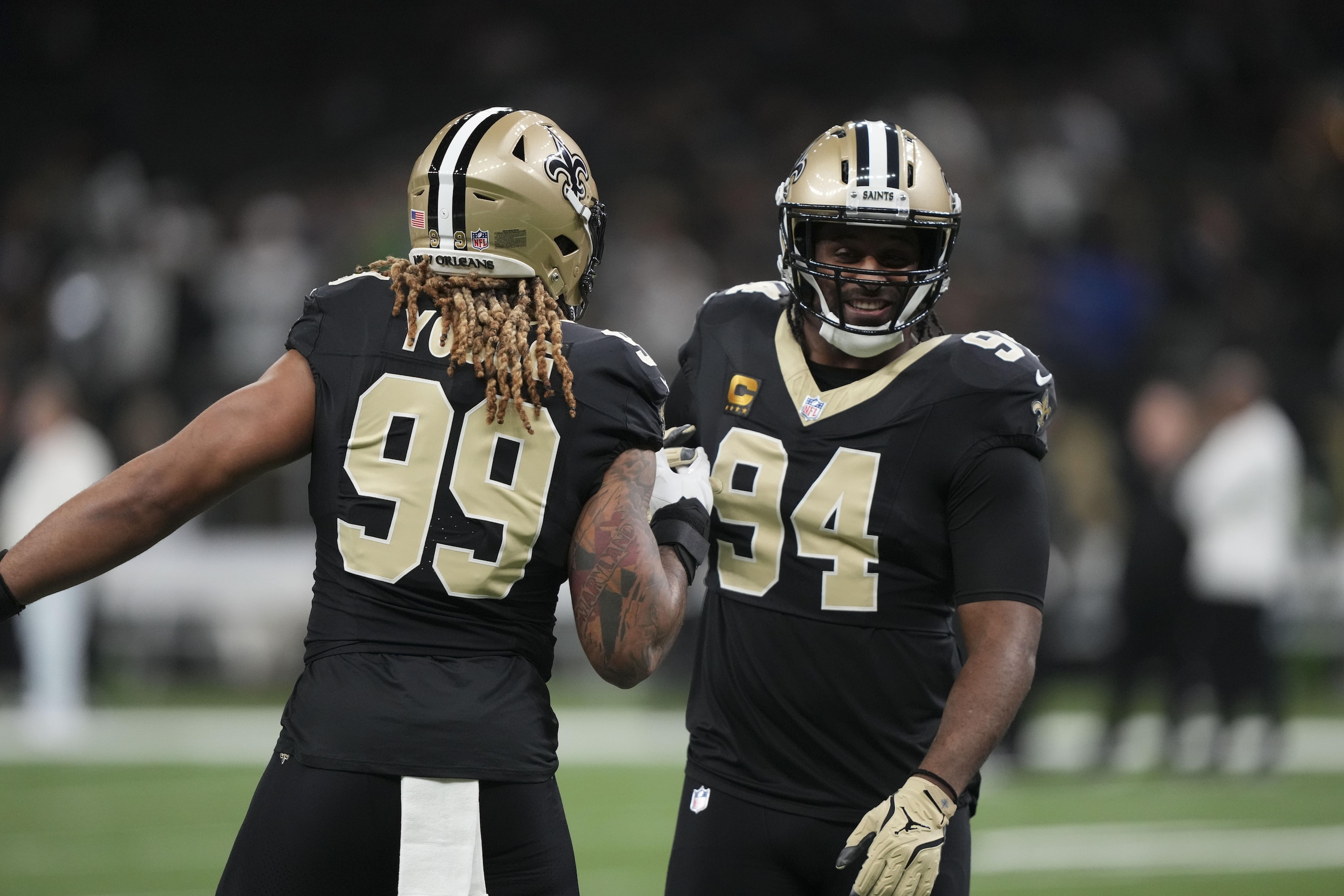 Raiders Saints Football