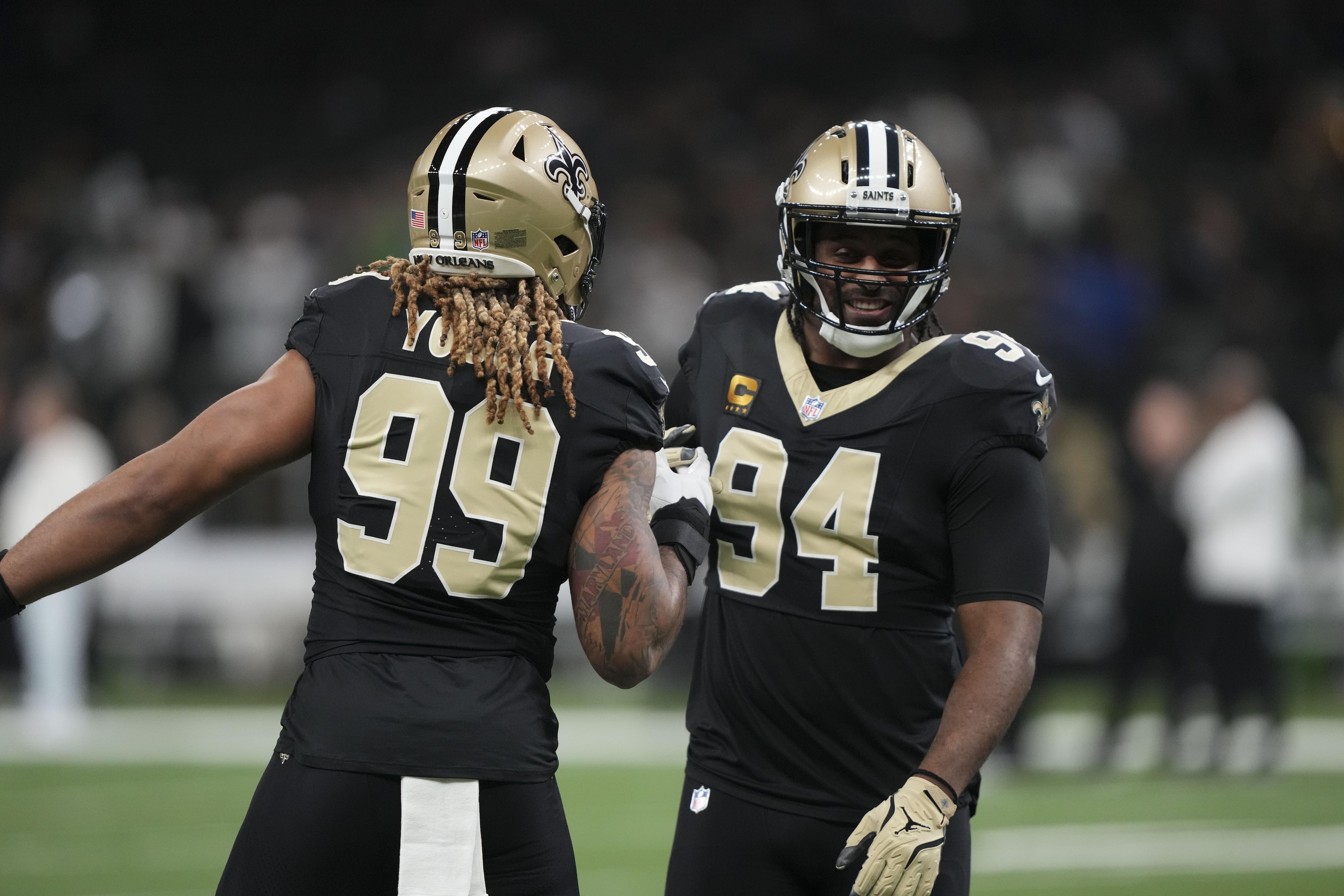 Raiders Saints Football