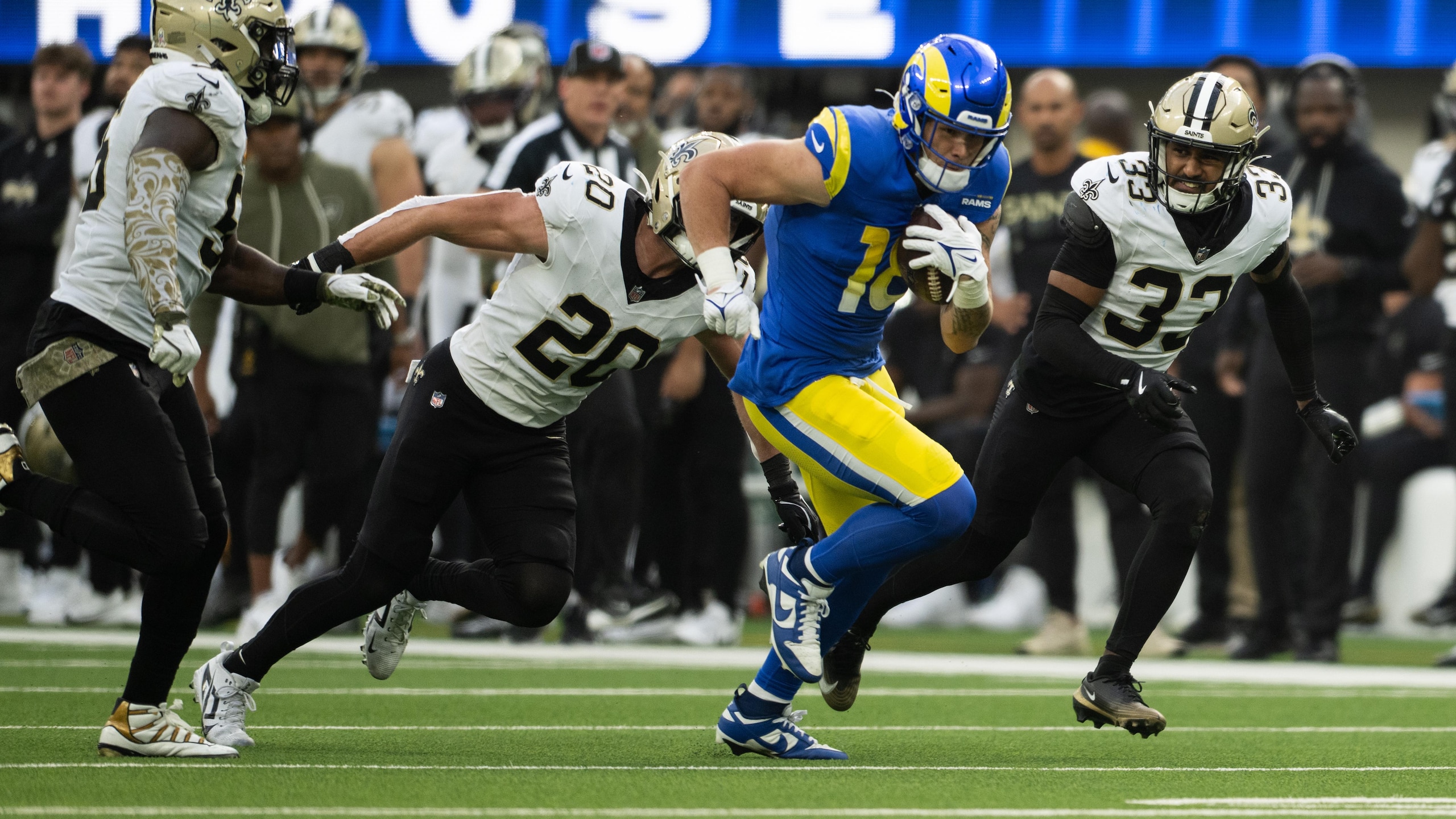Saints Rams Football