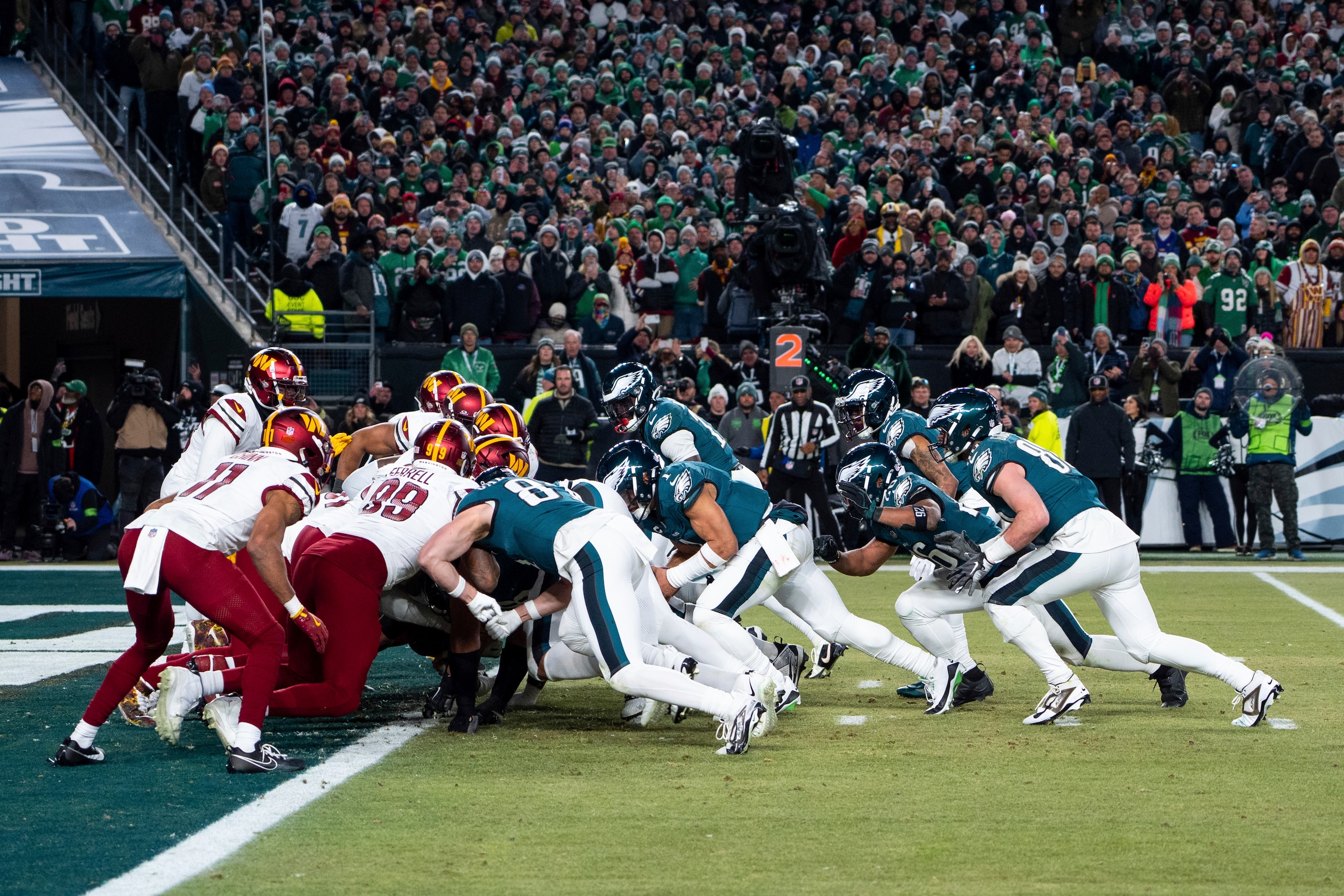 Commanders Eagles Football