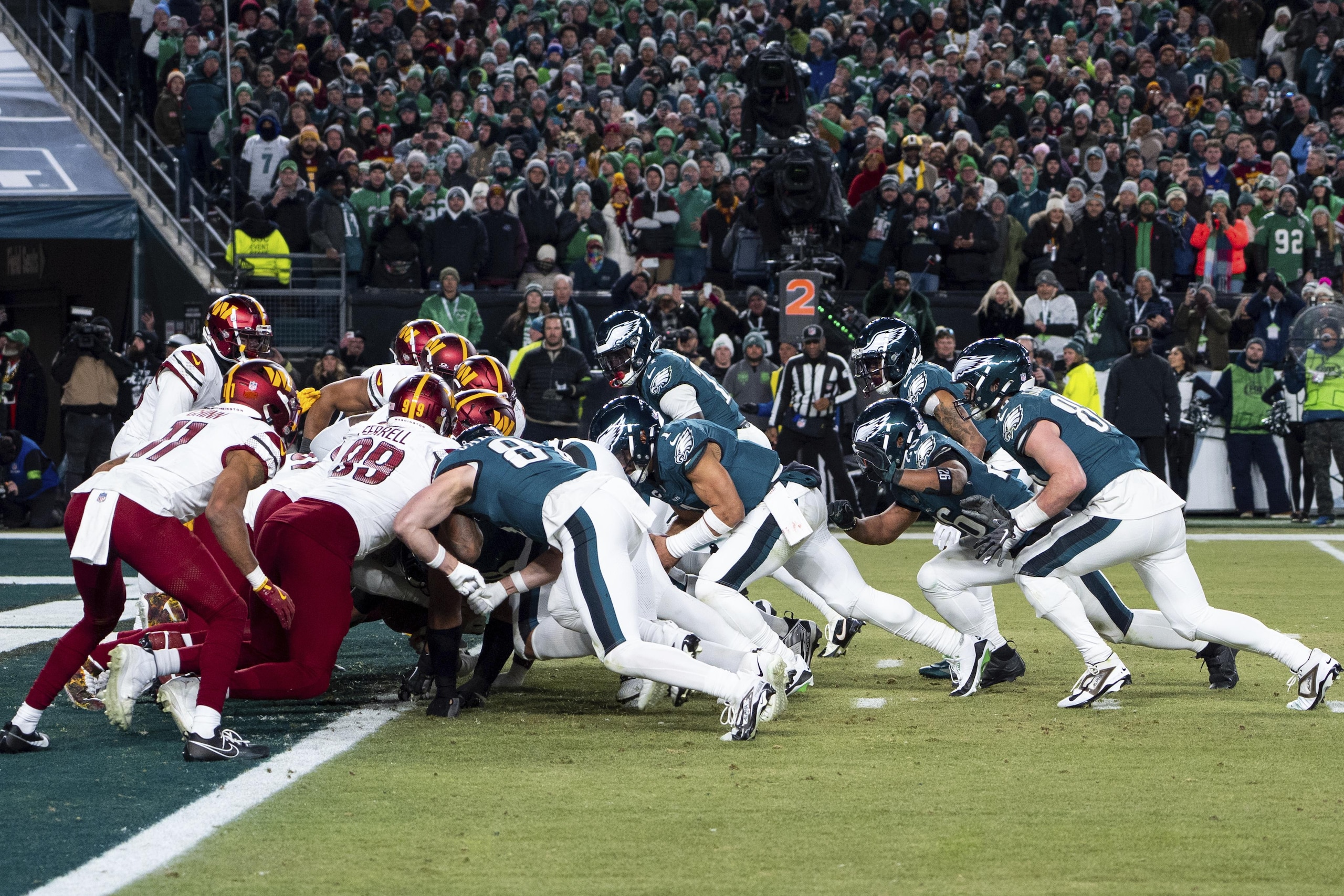 Commanders Eagles Football