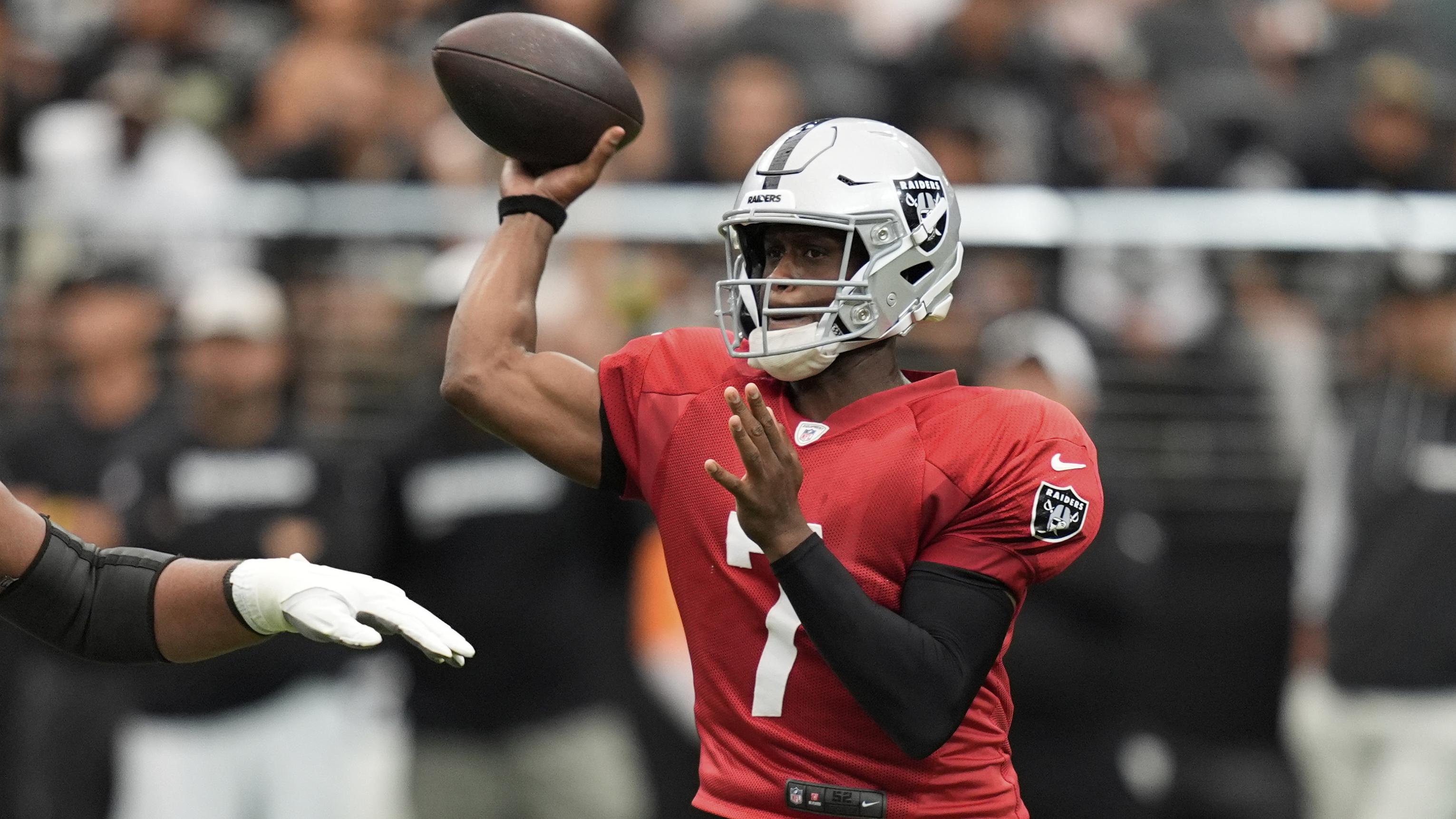 Raiders’ Geno Smith to Play vs. Seahawks in NFL Preseason Game After Offseason Trade