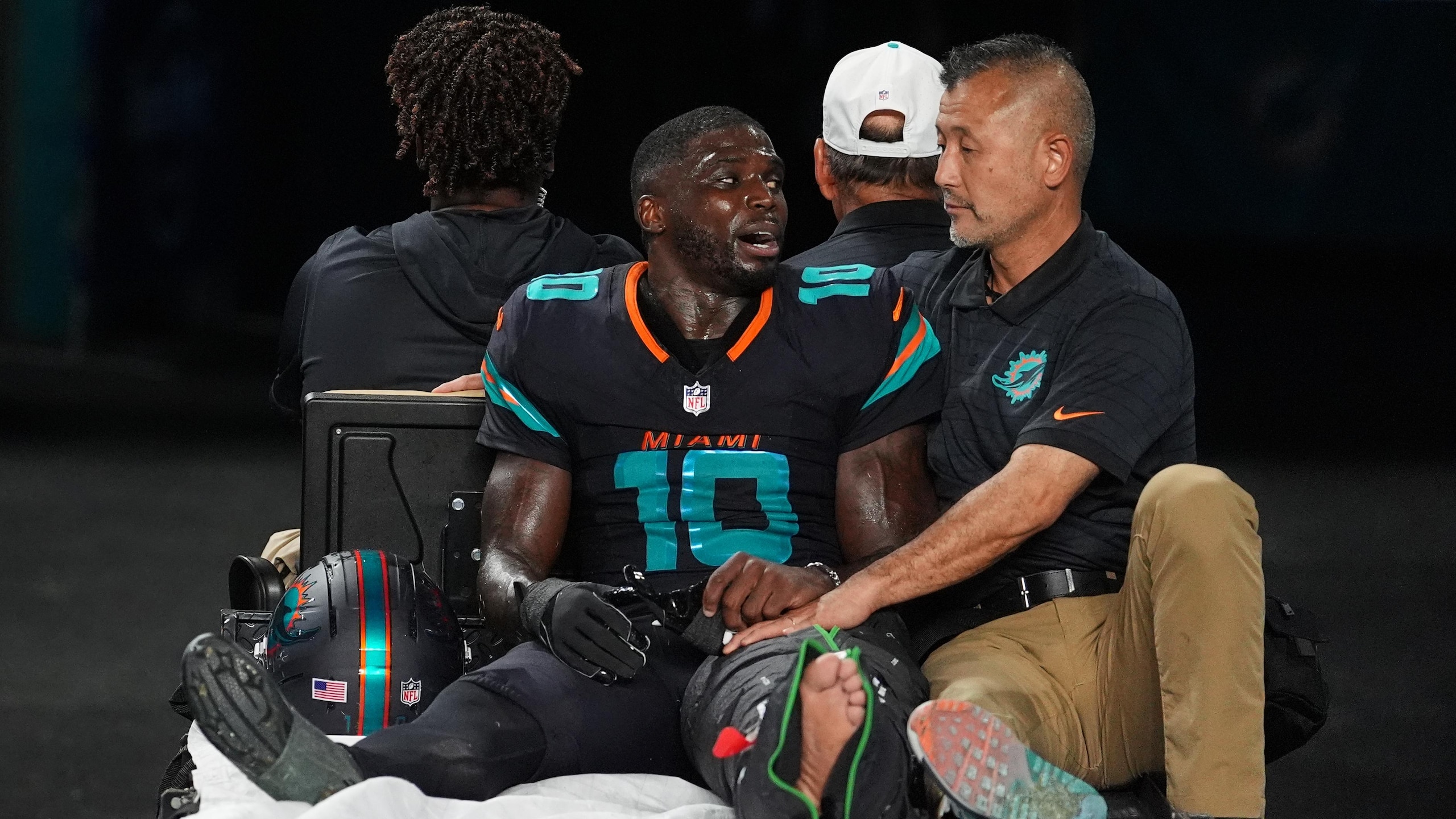 APTOPIX Jets Dolphins Football