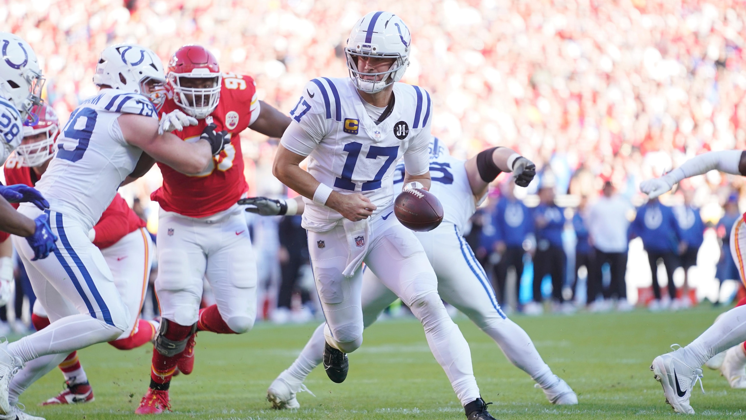 Colts Jones Pad Football
