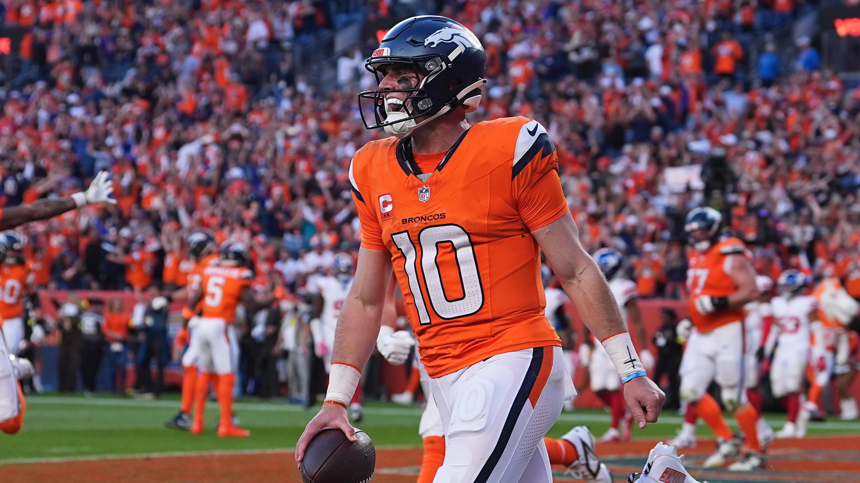 APTOPIX Giants Broncos Football