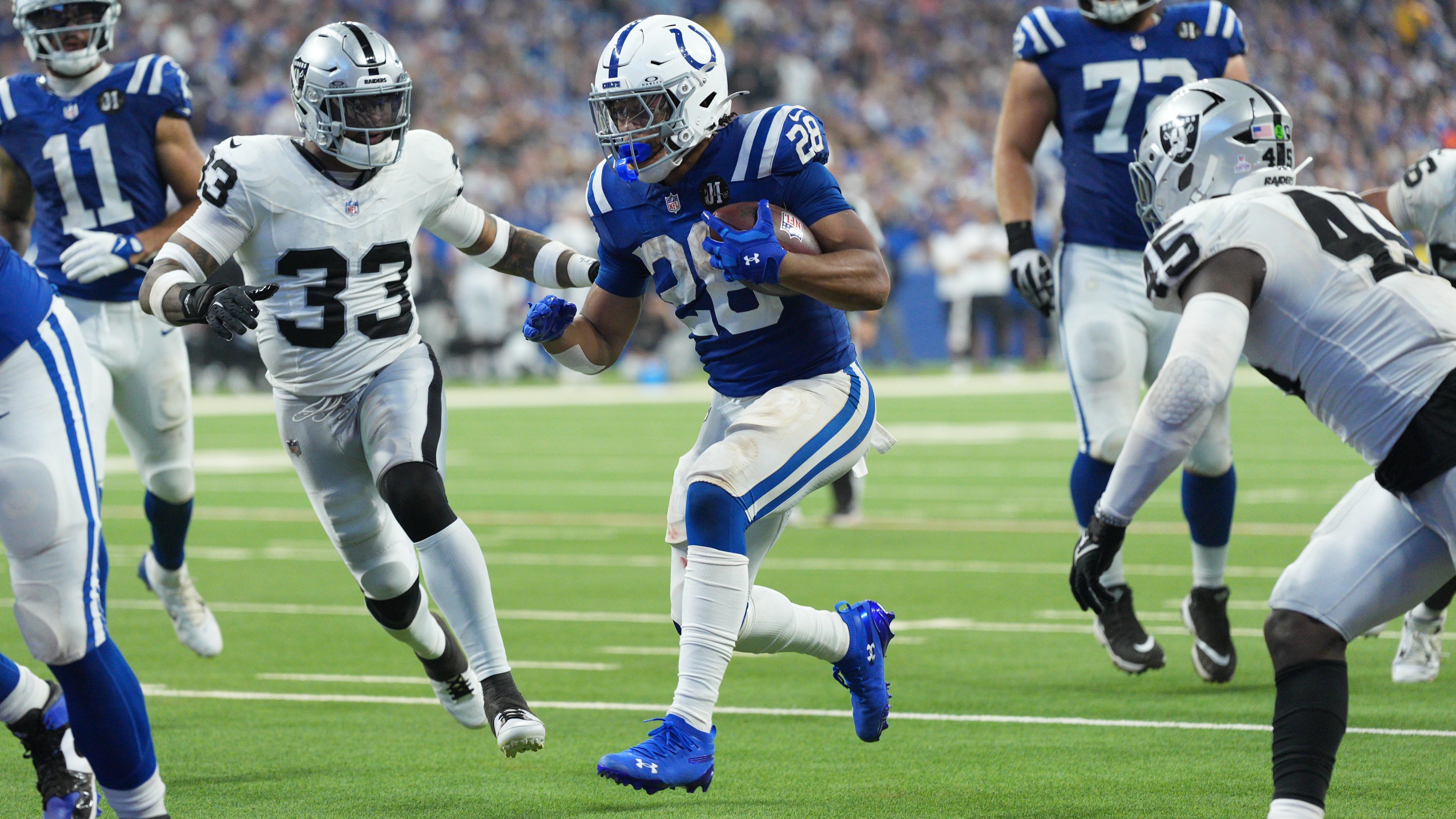 Raiders Colts Football