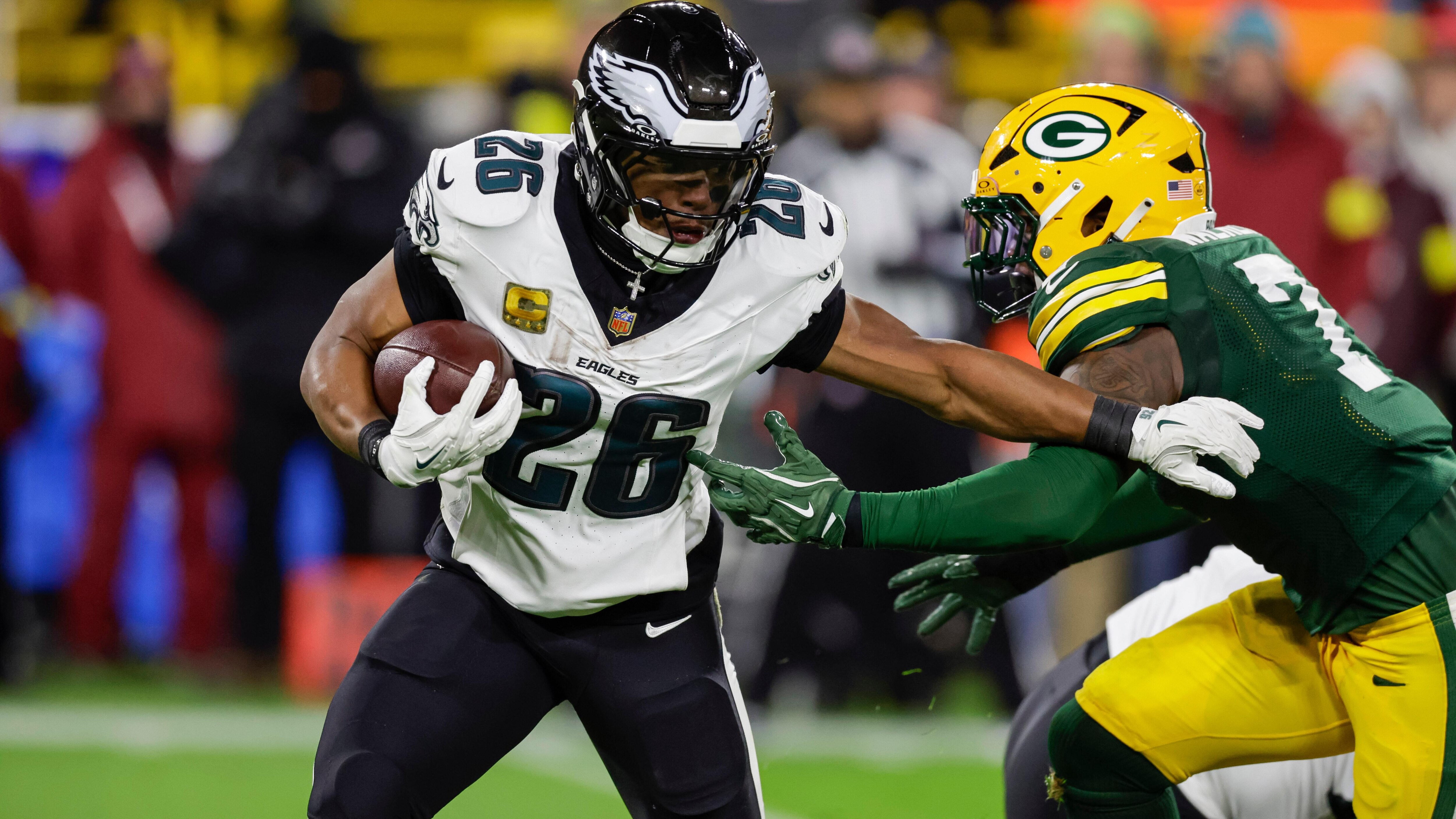 Eagles Packers Football