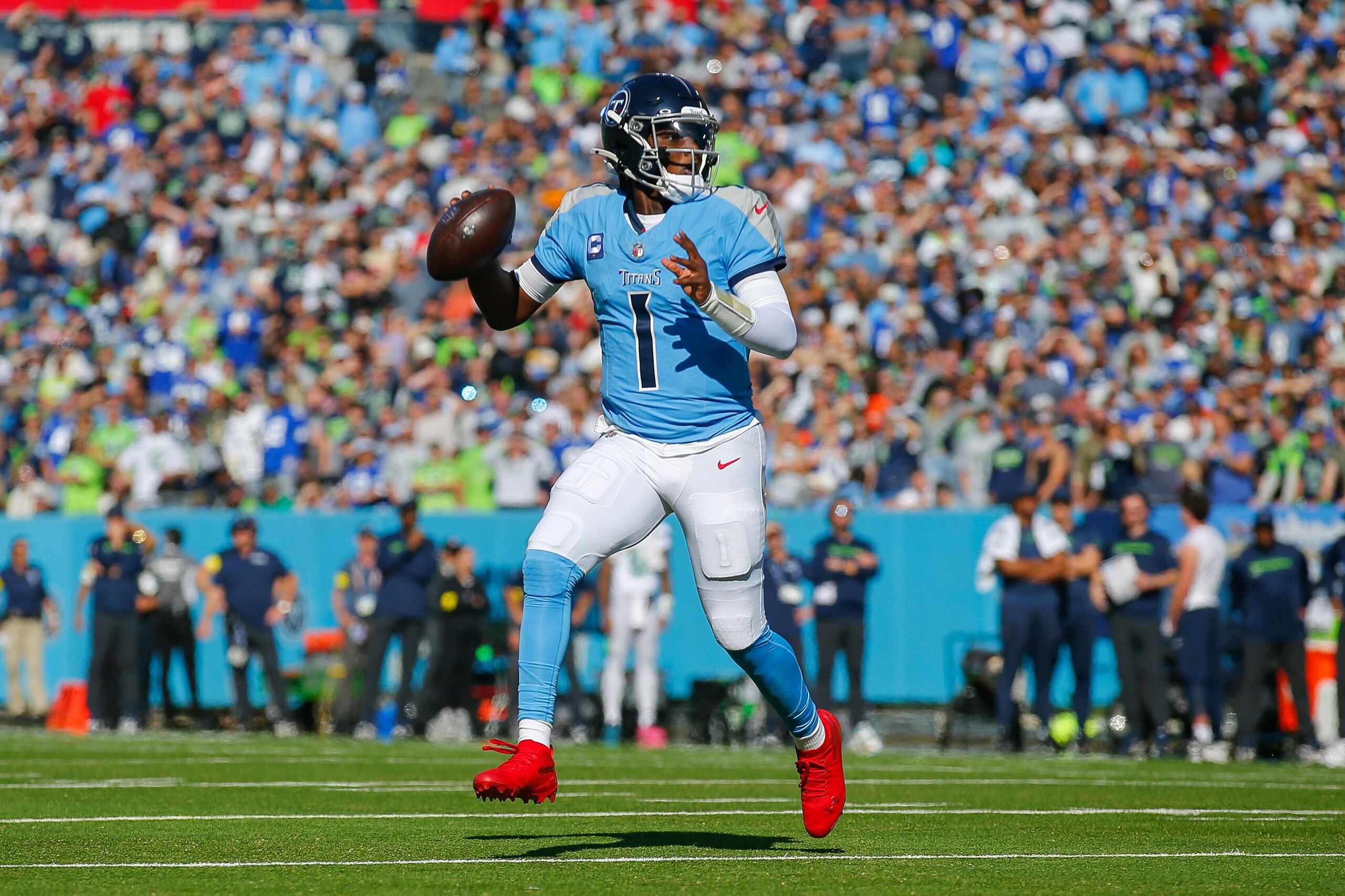 Seahawks Titans Football