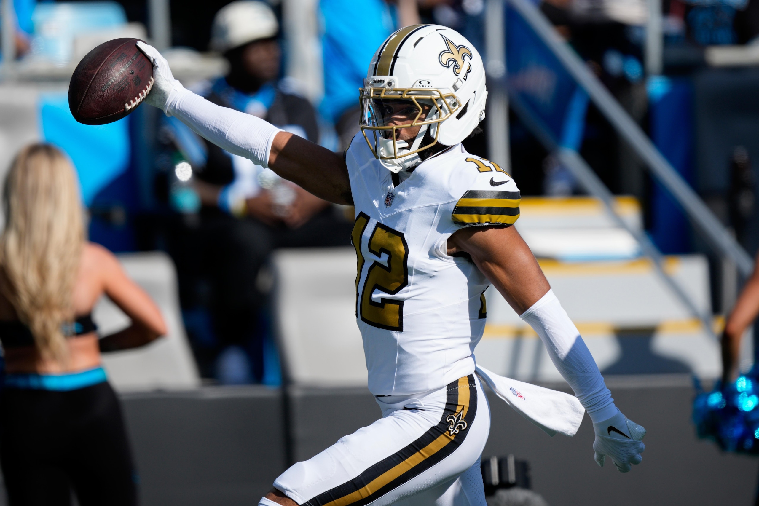 APTOPIX Saints Panthers Football