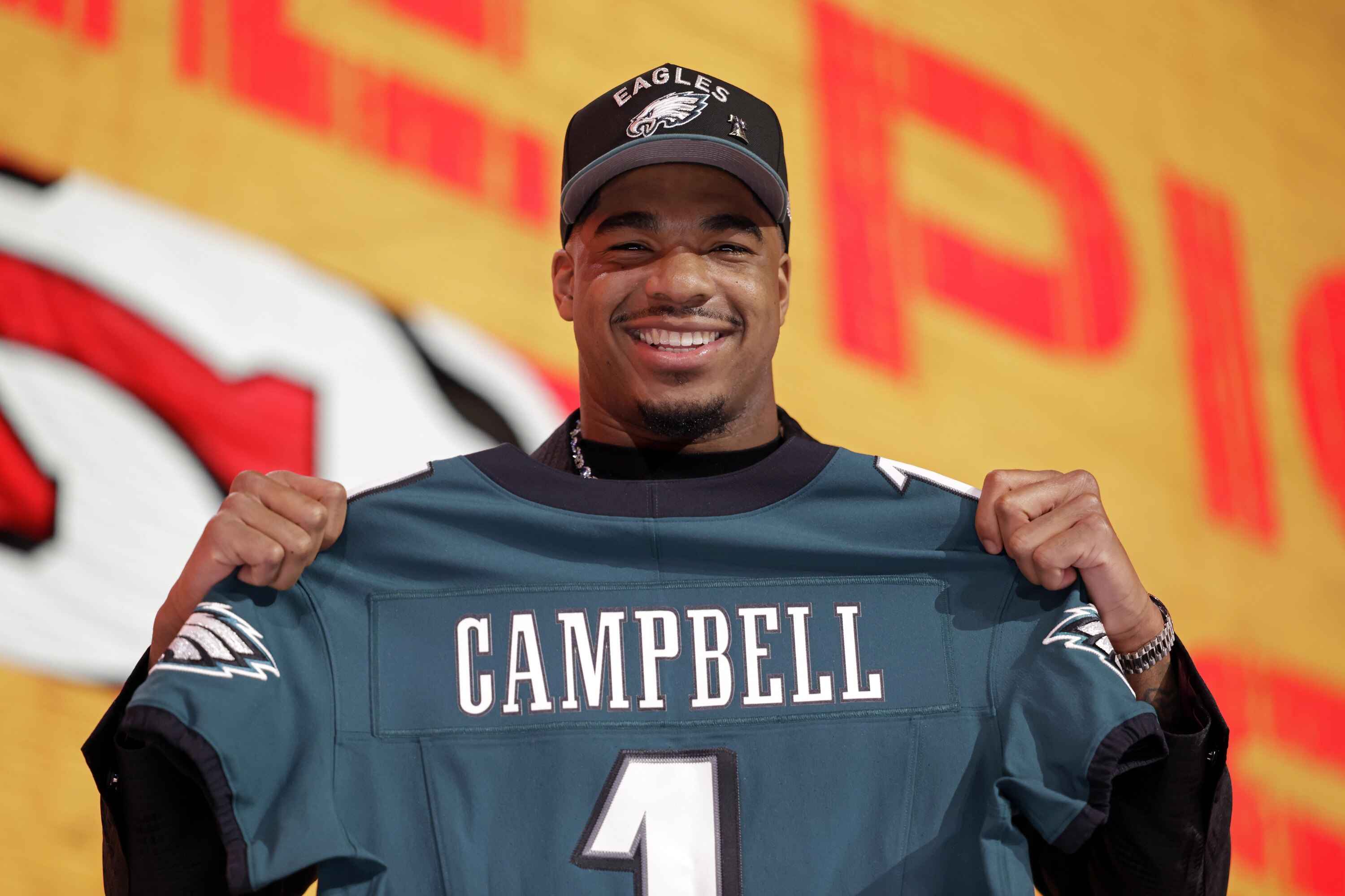Jihaad Campbell, Eagles Reportedly Agree to Fully Guaranteed $14.9M Rookie Contract