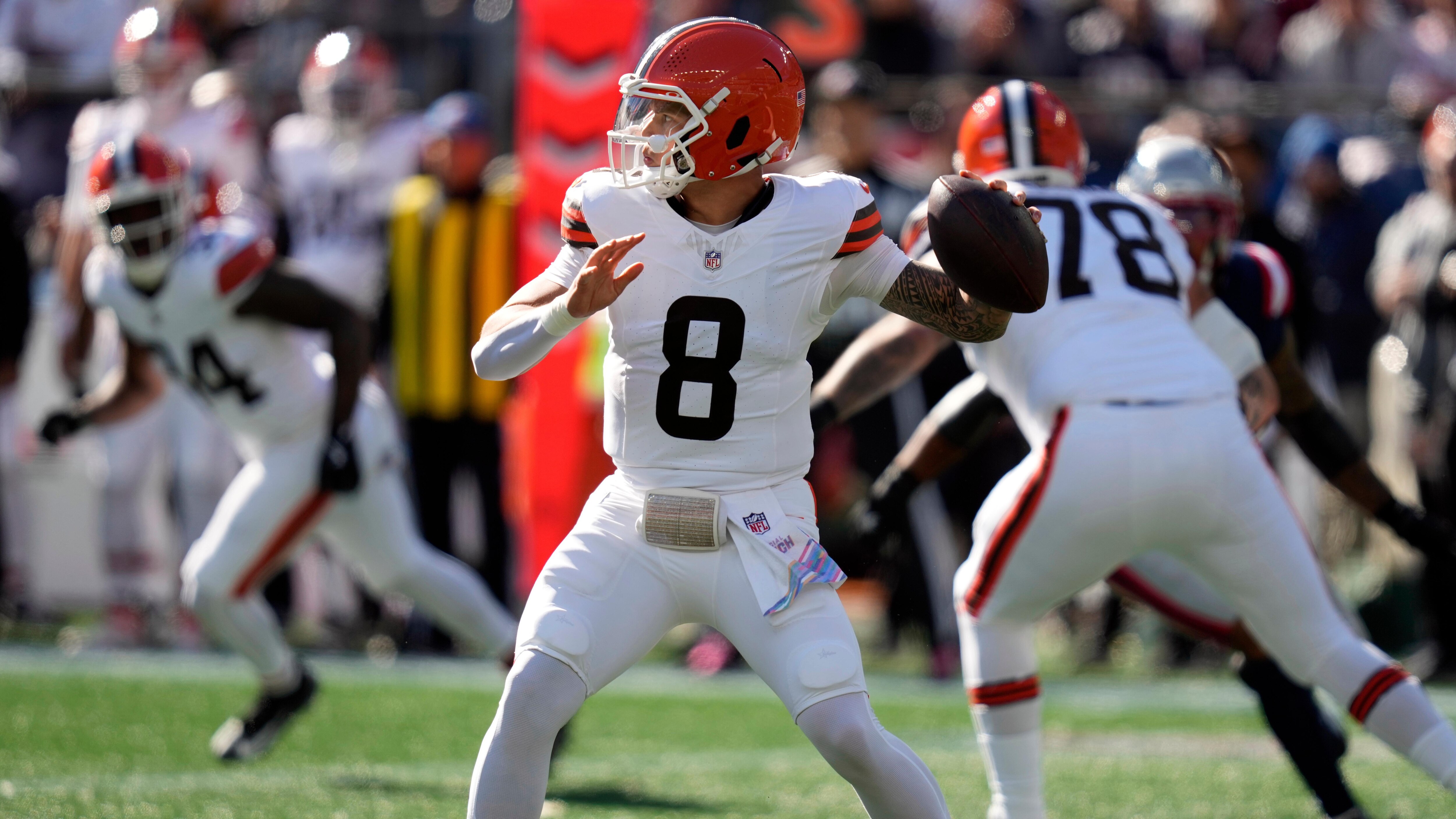 Browns Patriots Football