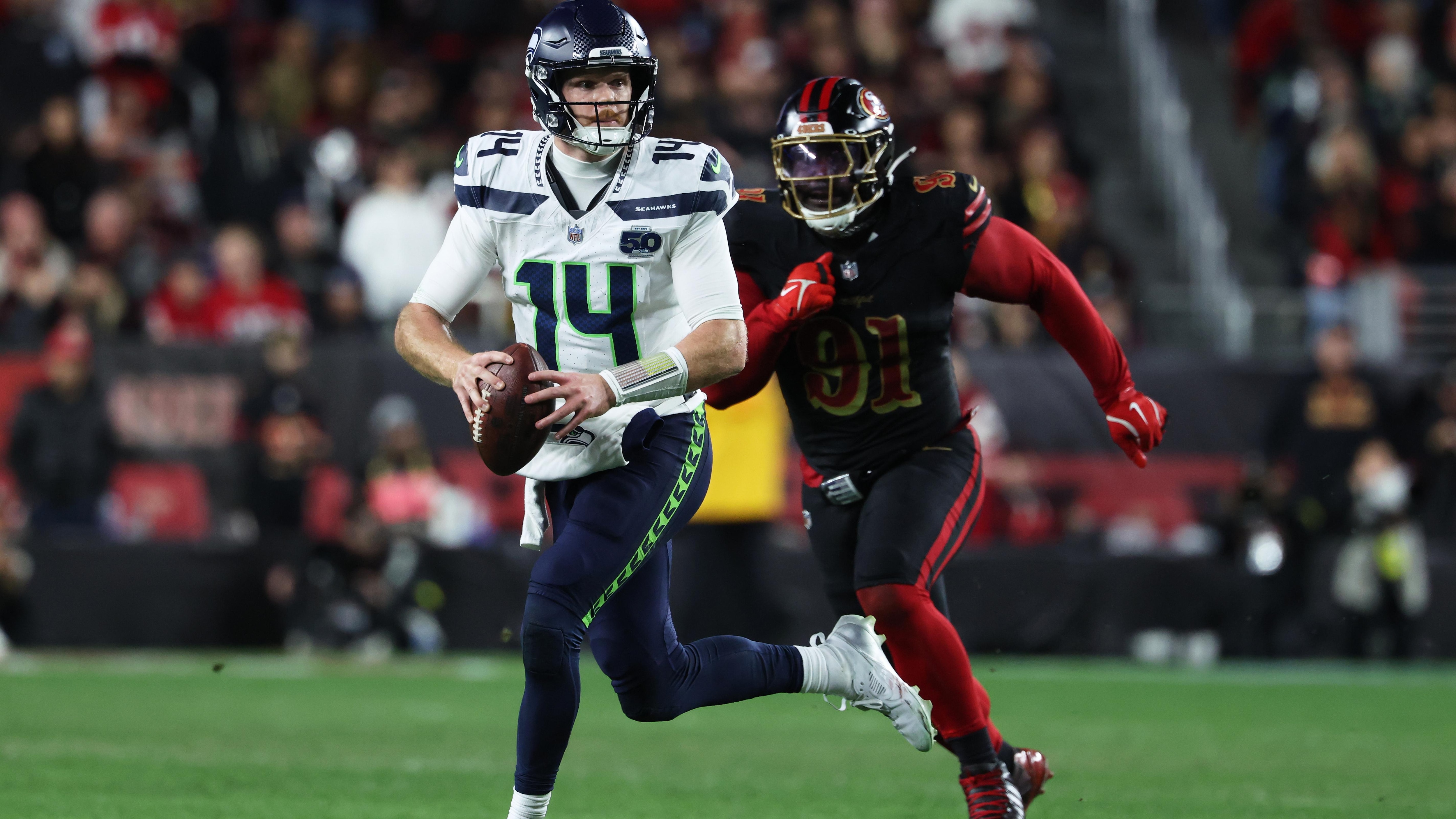 Sam Darnold, Seahawks Clinch NFC's No. 1 Seed, Hyped By NFL Fans After Win  vs. 49ers