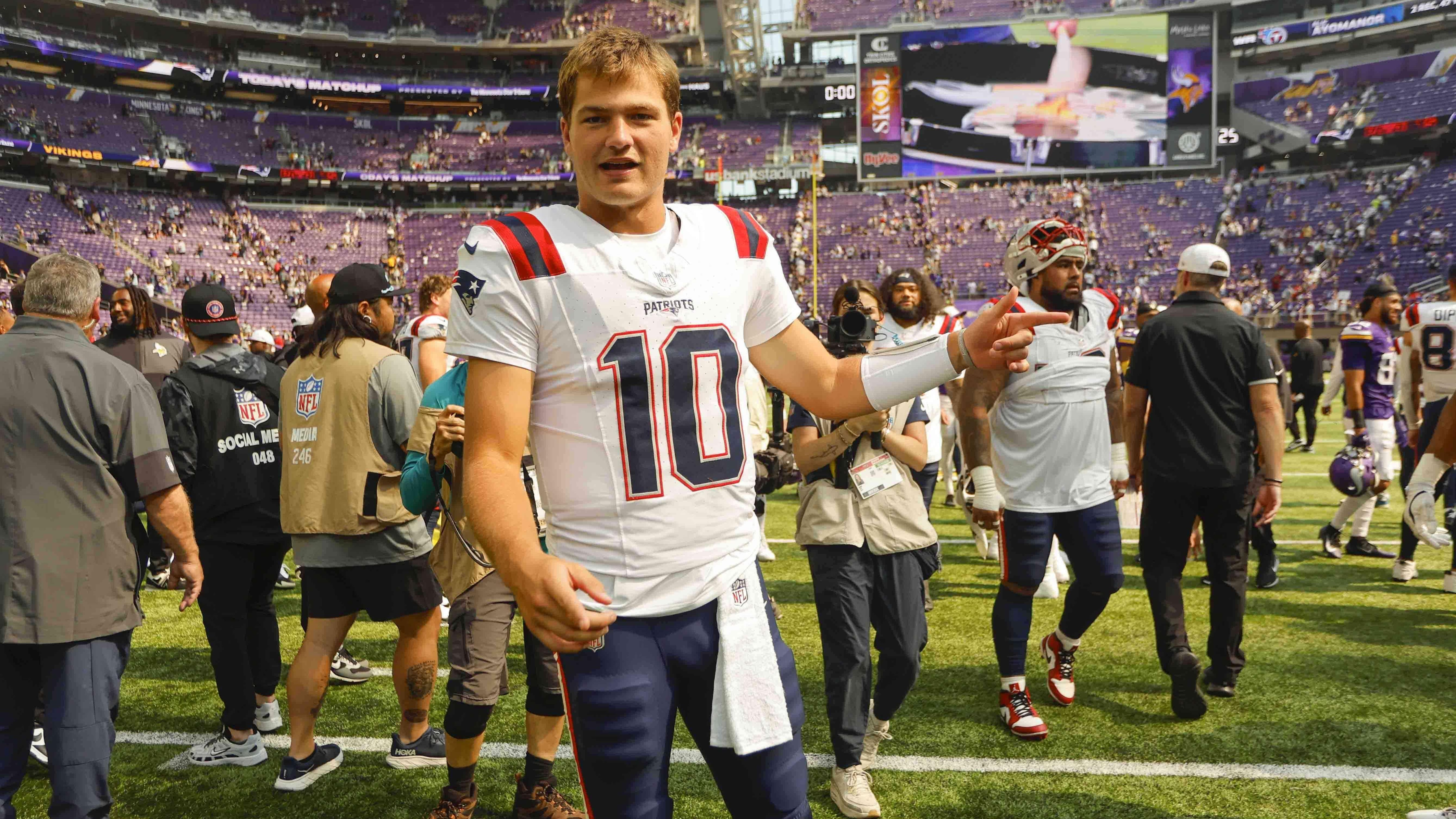 Patriots Reportedly Have ‘Strong Internal Belief’ Drake Maye Will Make Leap in 2025