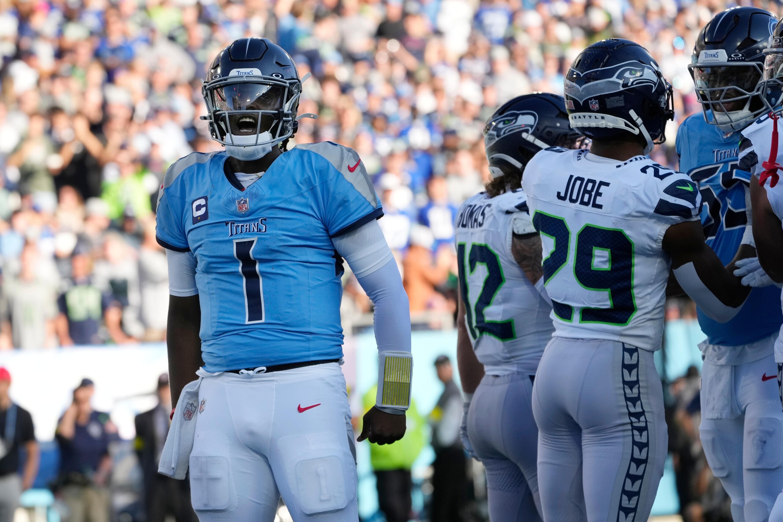 Seahawks Titans Football
