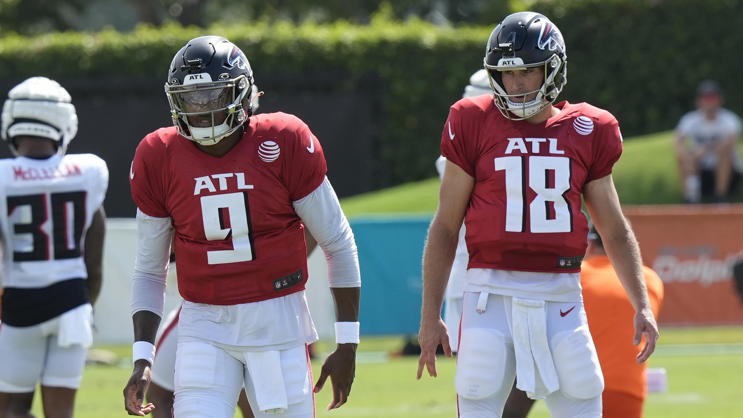 Falcons Dolphins Joint Practice Football