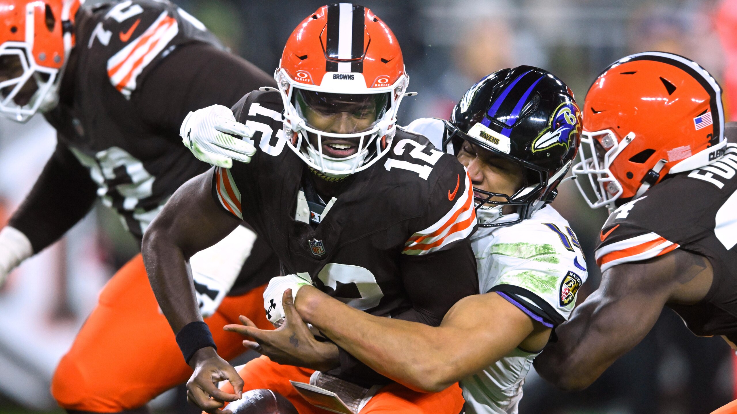 APTOPIX Ravens Browns Football
