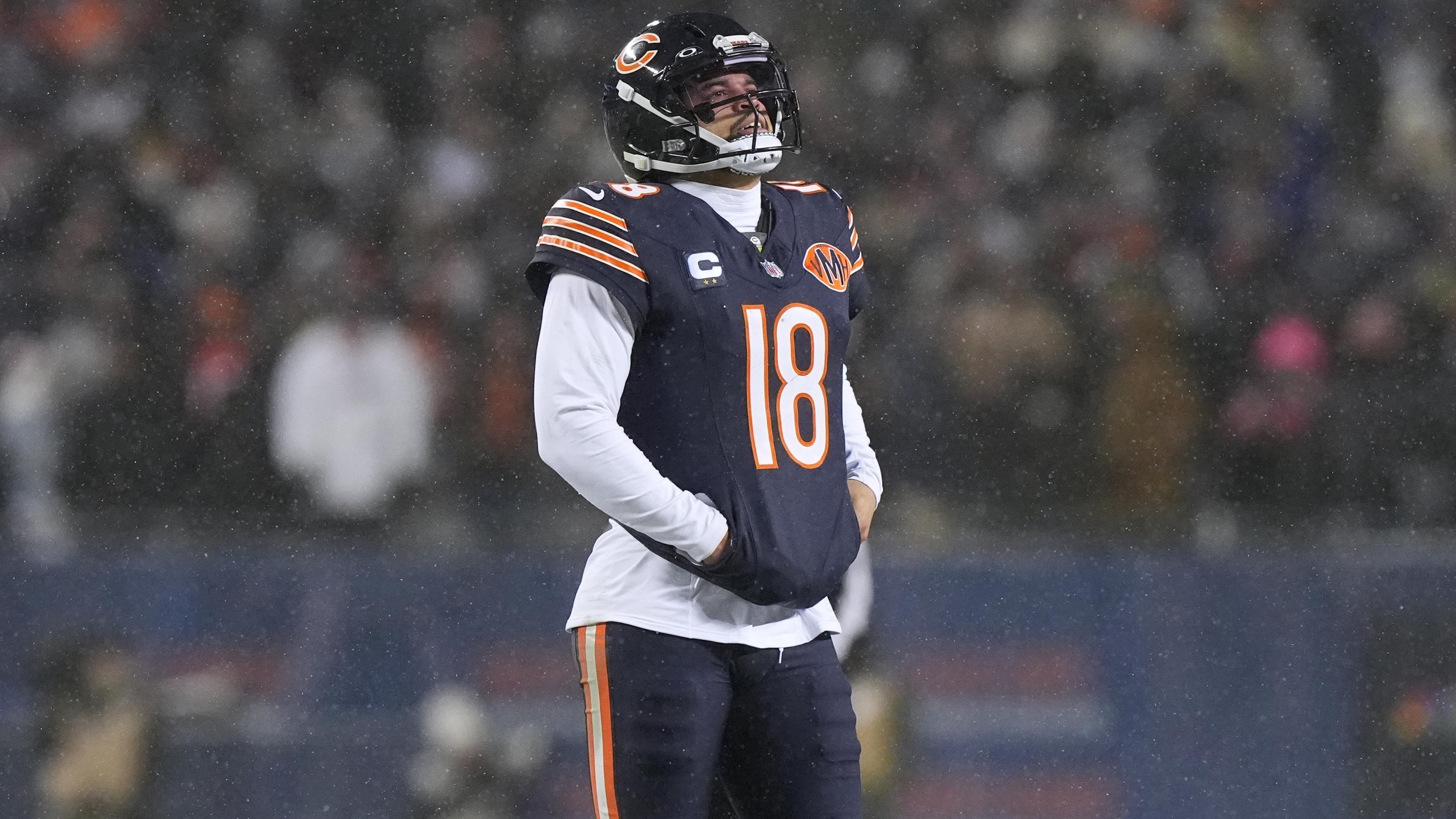 Bears' Caleb Williams Discusses 'Miscommunication' With DJ Moore on OT Interception vs. Rams