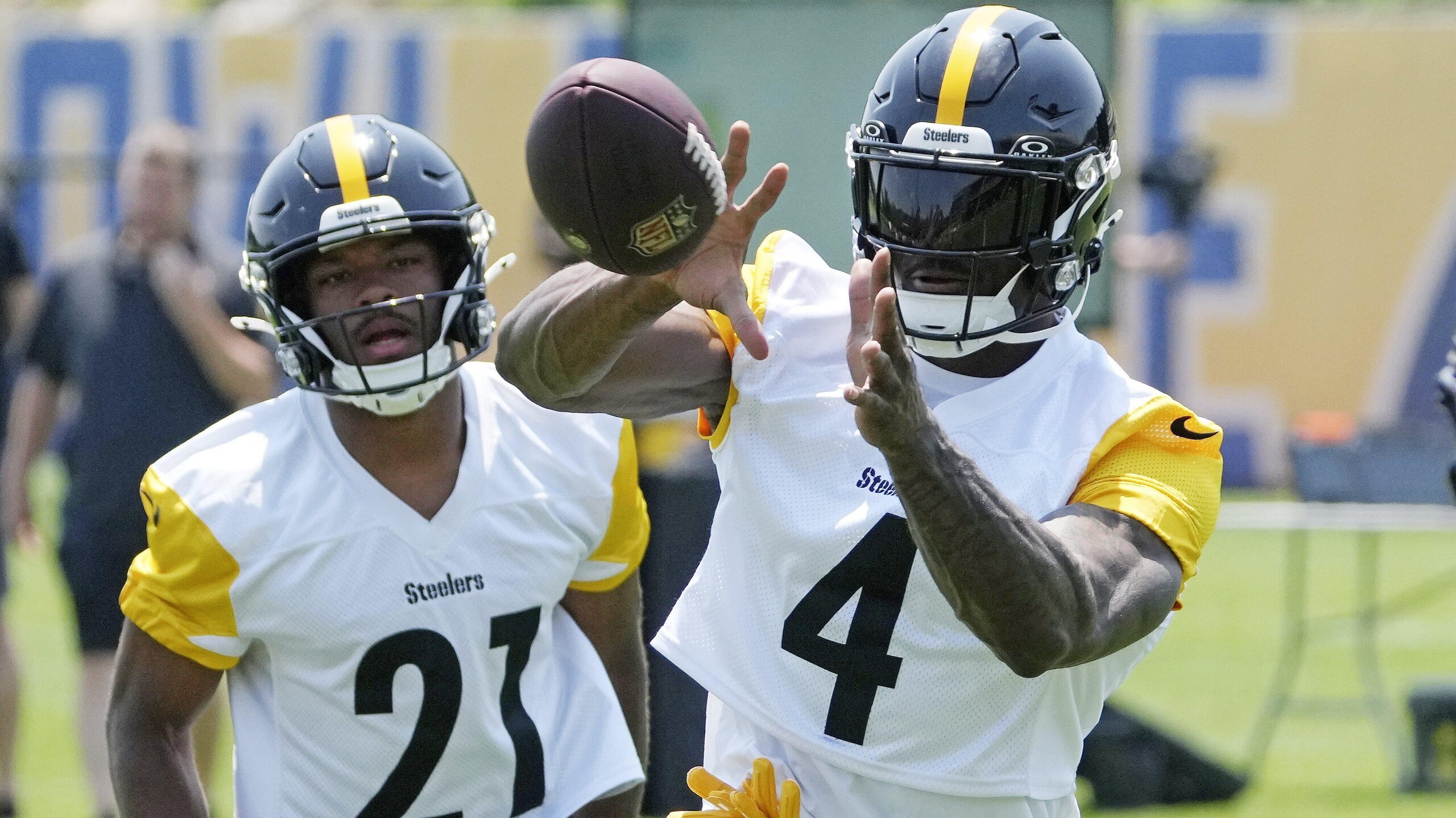 Steelers Metcalf Football