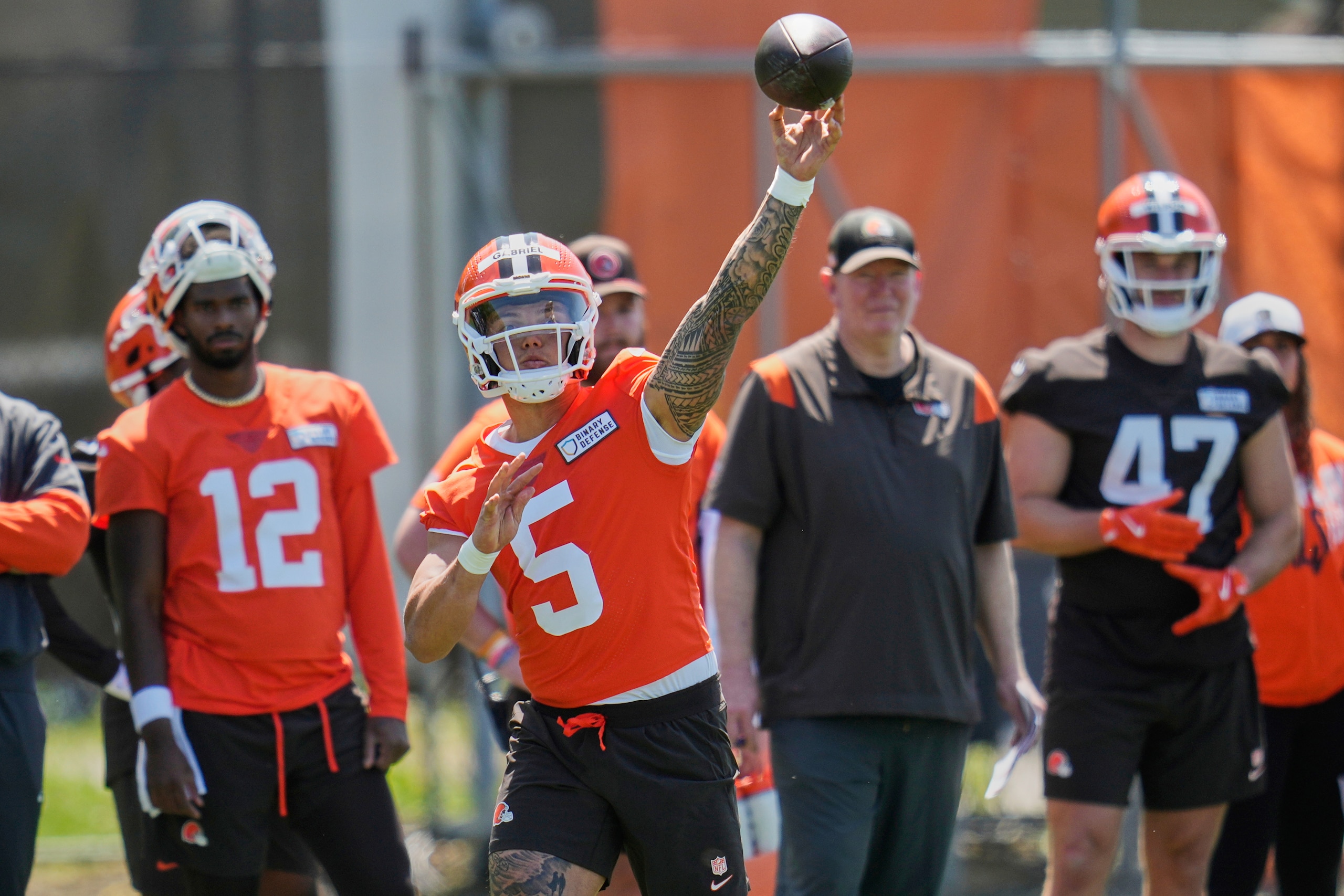 Browns Rookie Camp Football